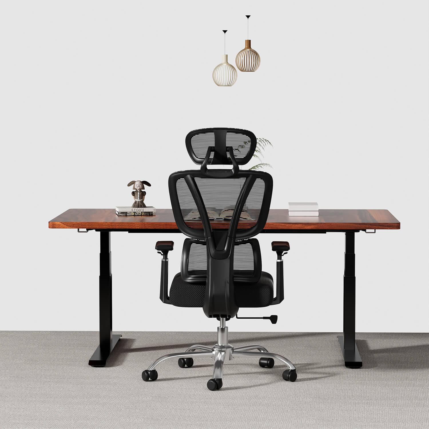 Klassischer Plus Ergonomischer Bürostühl mit Verstellbarer Lendenwirbelstutze