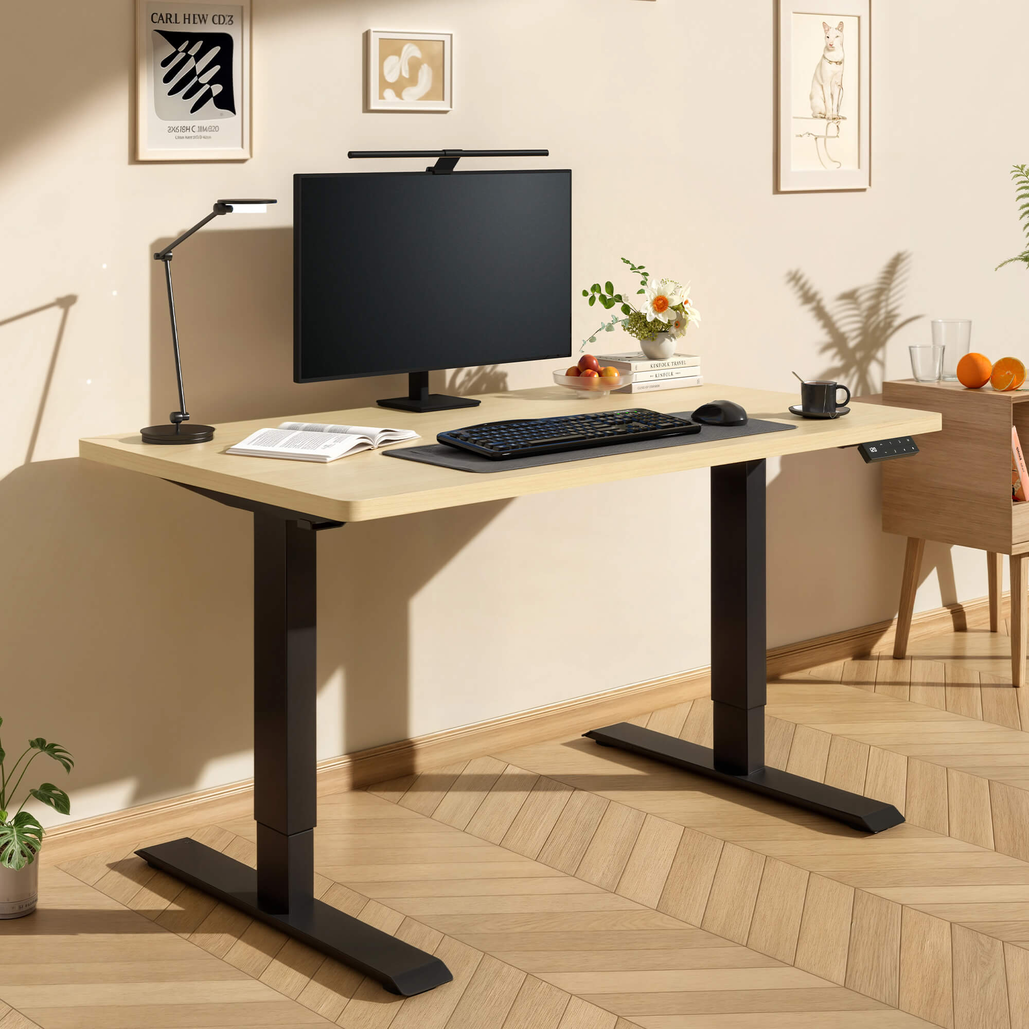 Dual Ultra Tischgestell mit Premium Elektrisch Höhenverstellbarer Schreibtisch