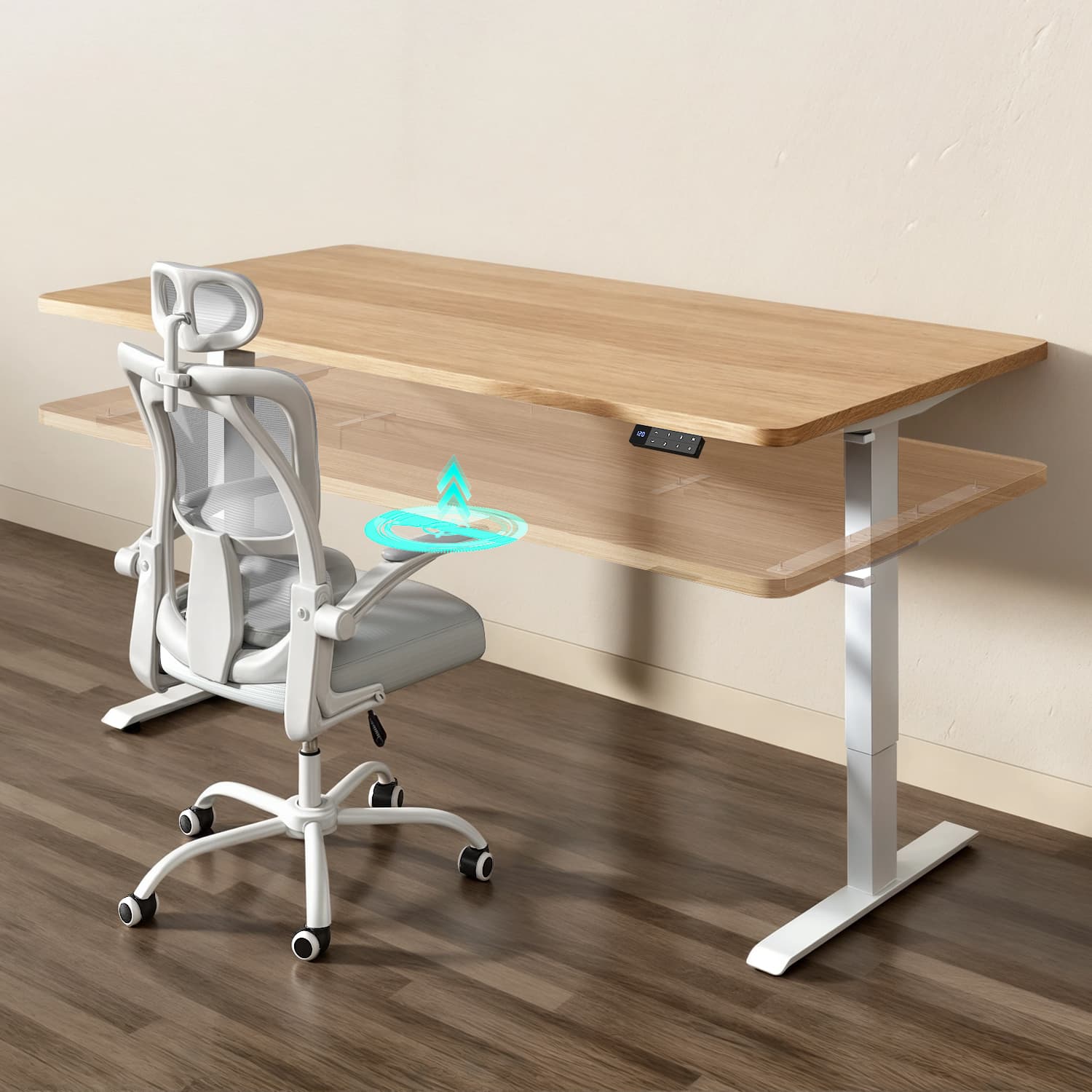 Furniwell Dual Ultra E2 Serie Höhenverstellbares Tischgestell