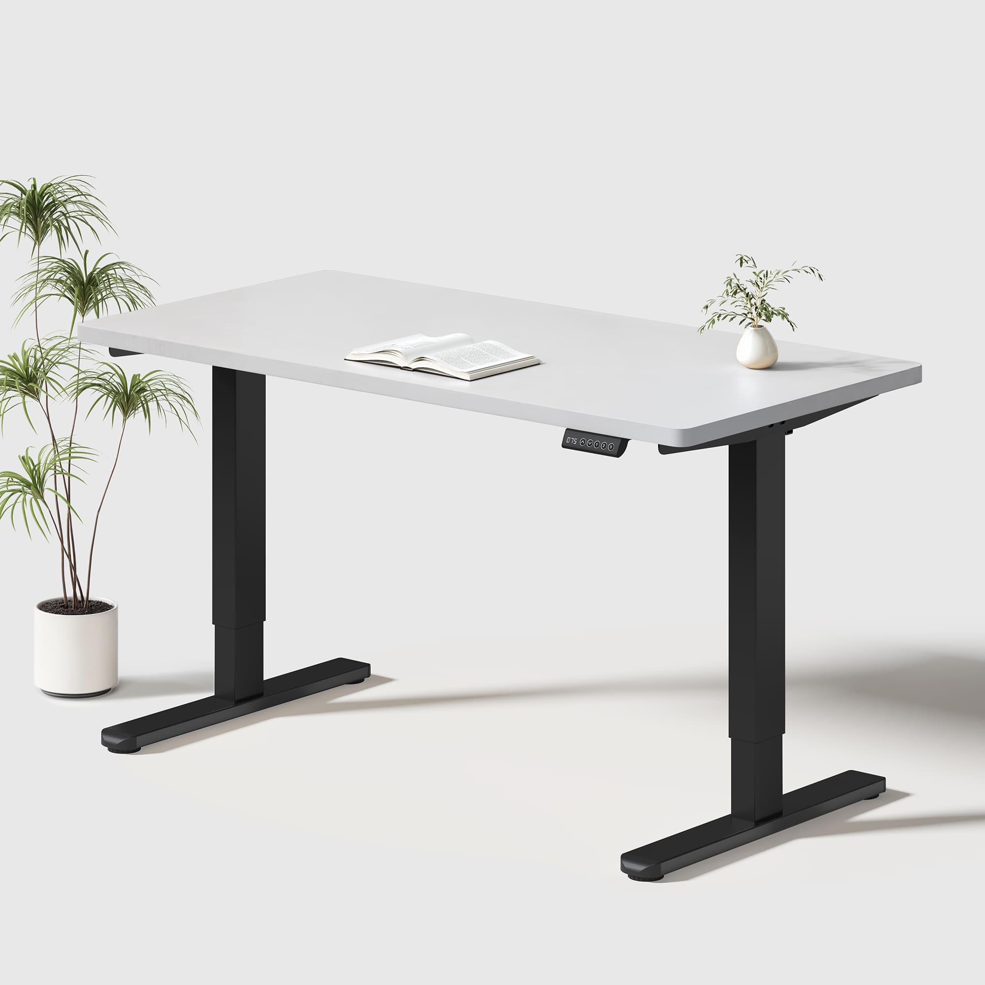 Basic Höhenverstellbarer Schreibtisch mit Entire Board Desktop