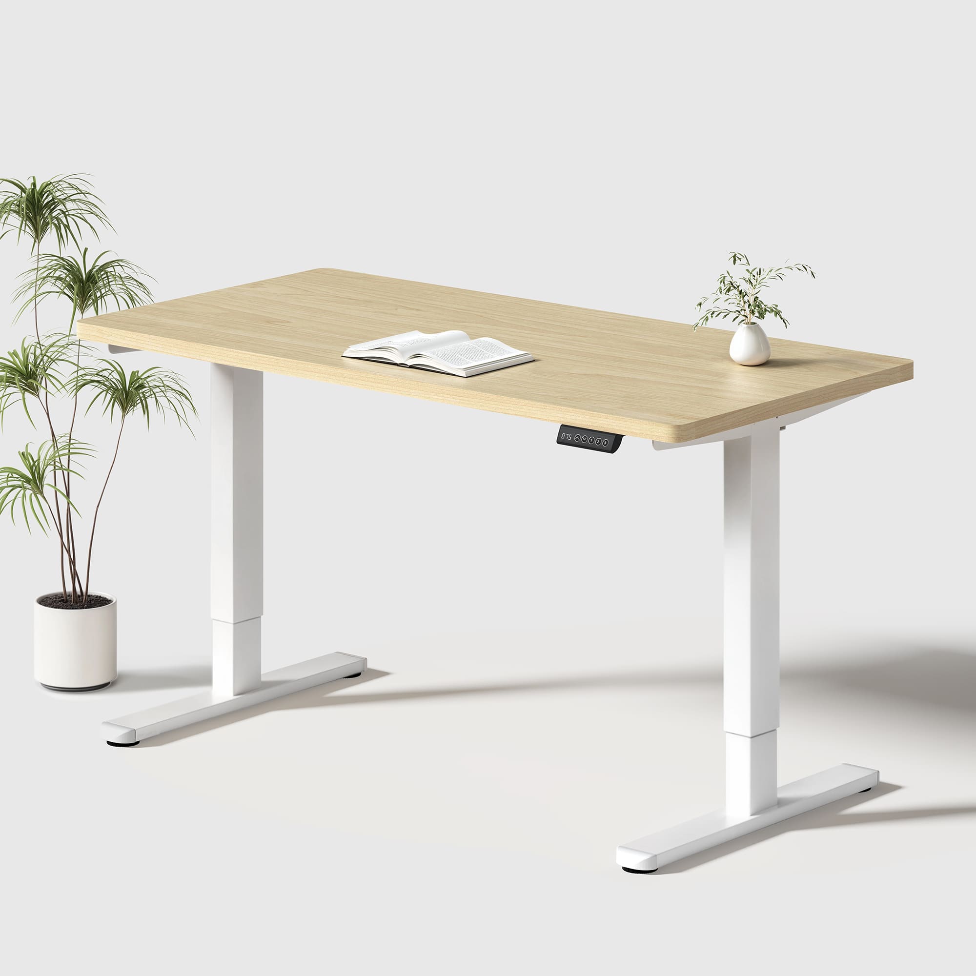 Basic Höhenverstellbarer Schreibtisch mit Entire Board Desktop