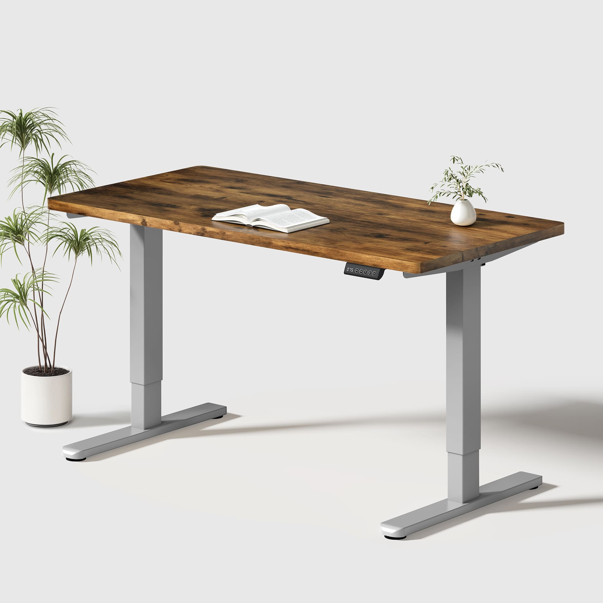 Basic Höhenverstellbarer Schreibtisch mit Entire Board Desktop