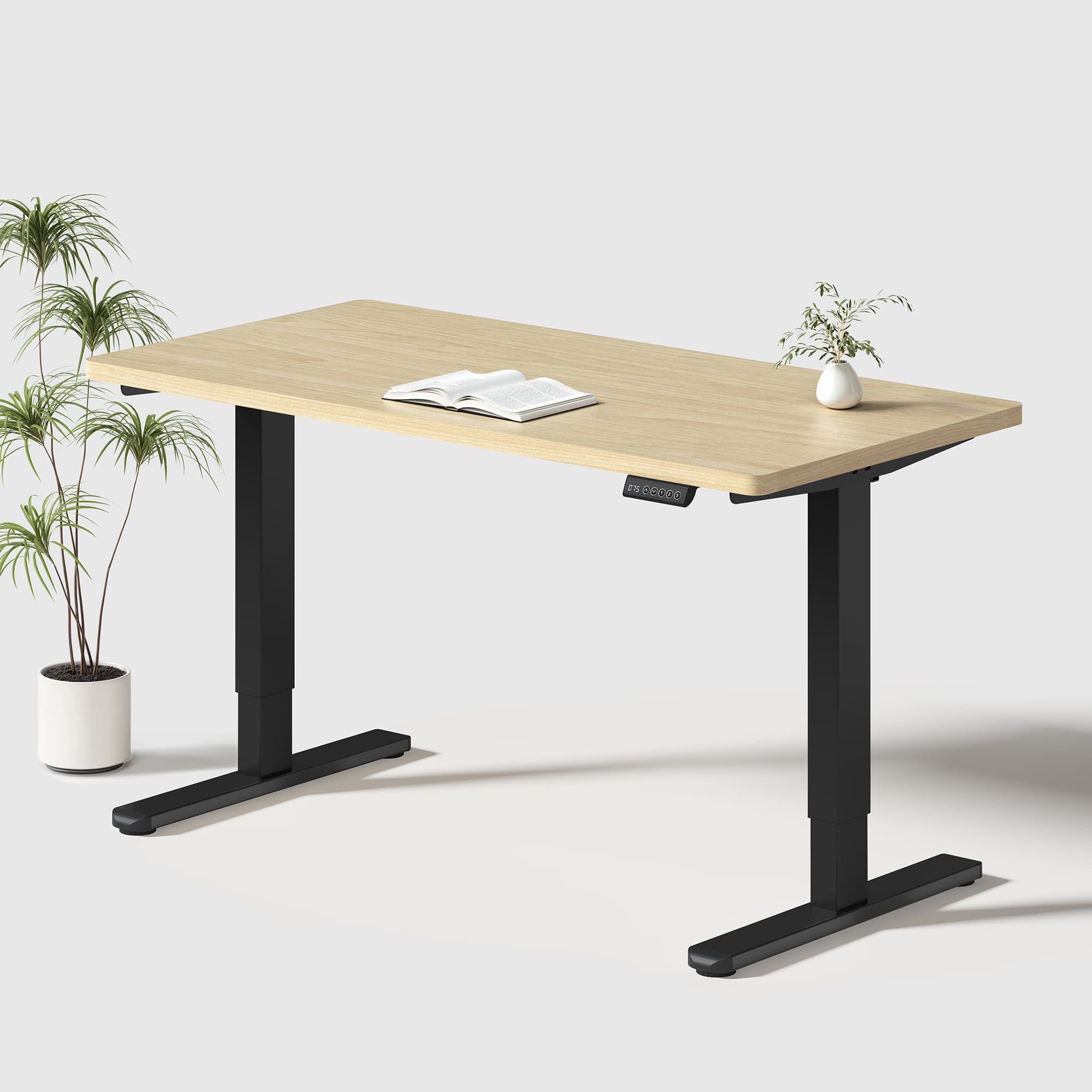 Basic Höhenverstellbarer Schreibtisch mit Entire Board Desktop