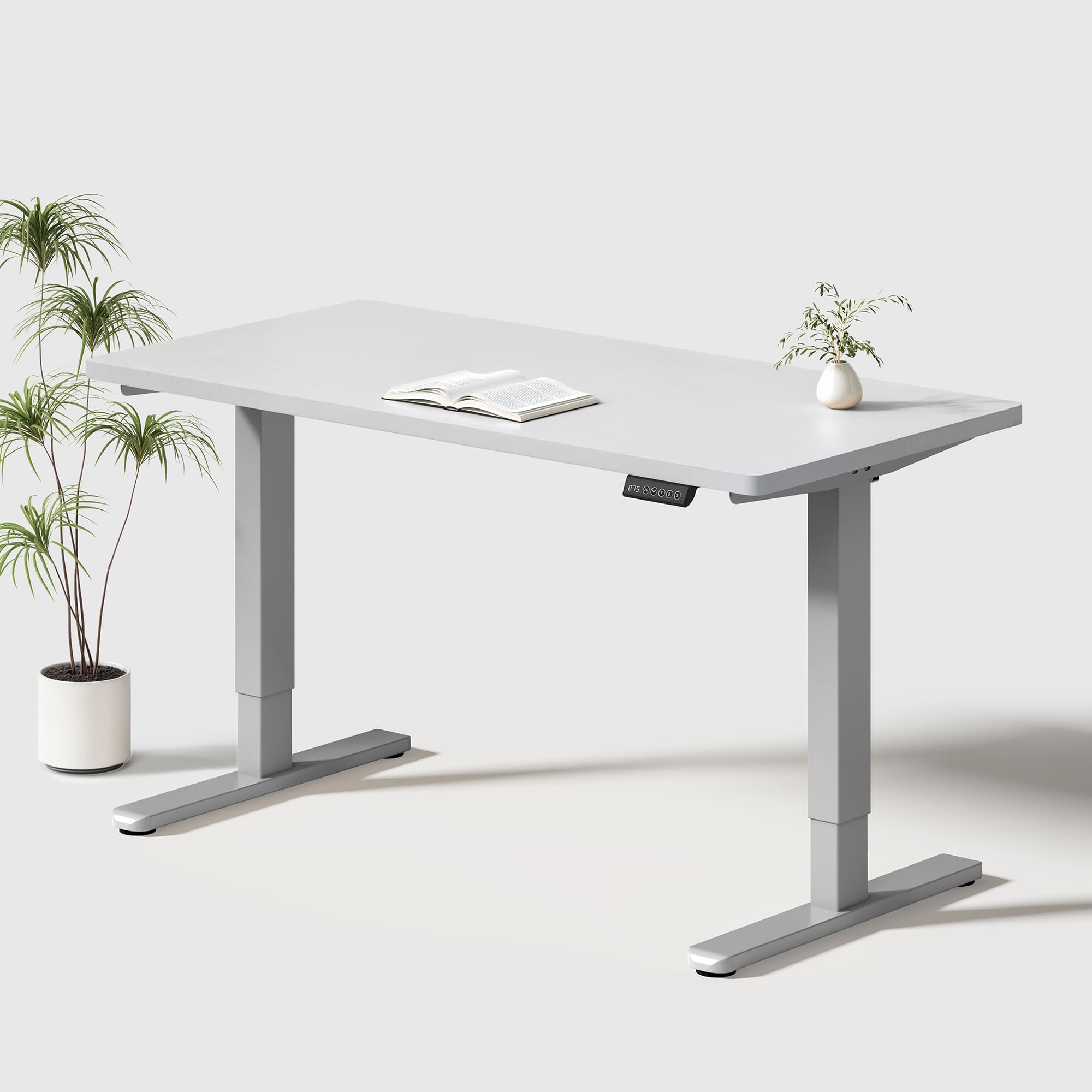 Basic Höhenverstellbarer Schreibtisch mit Entire Board Desktop