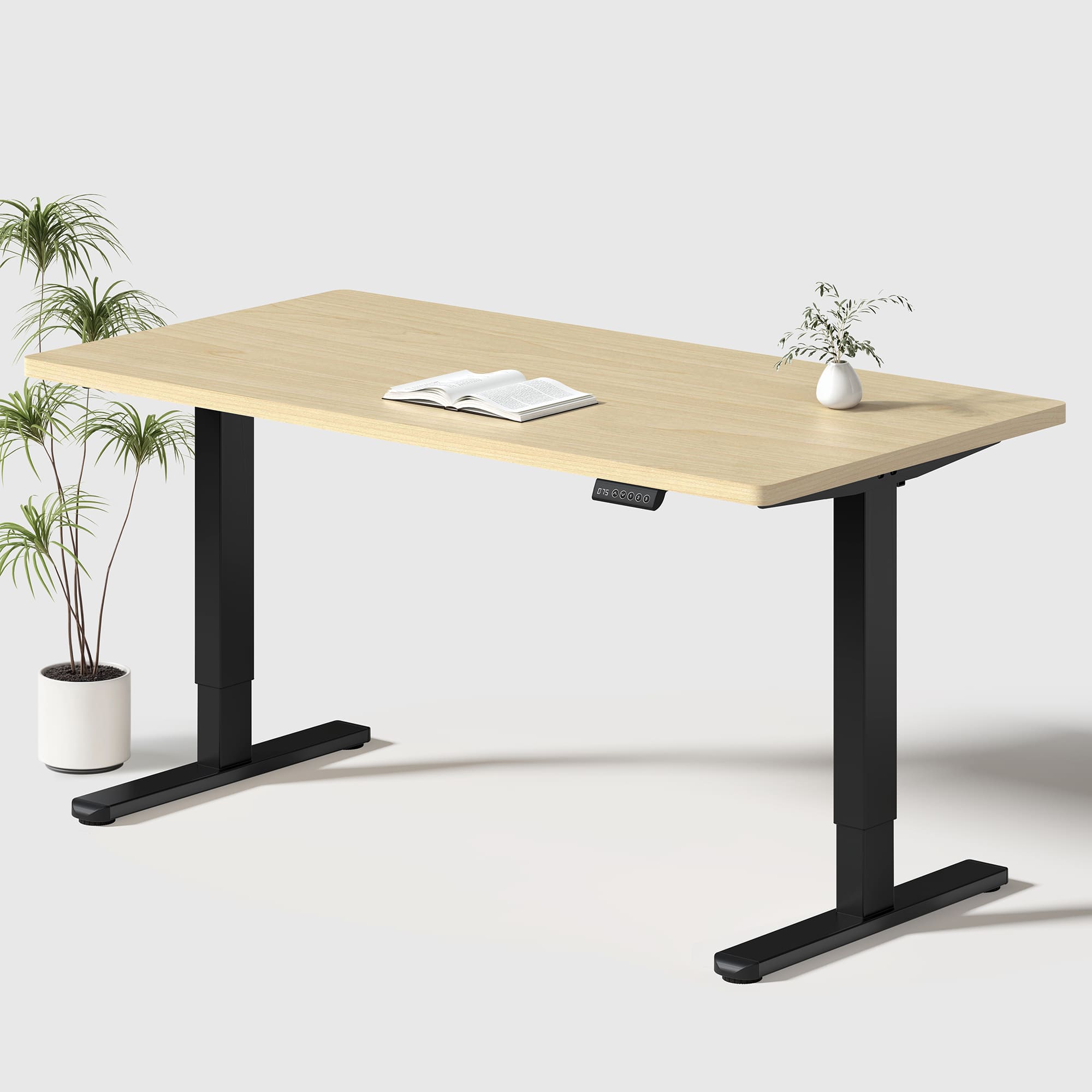 Basic Höhenverstellbarer Schreibtisch mit Entire Board Desktop