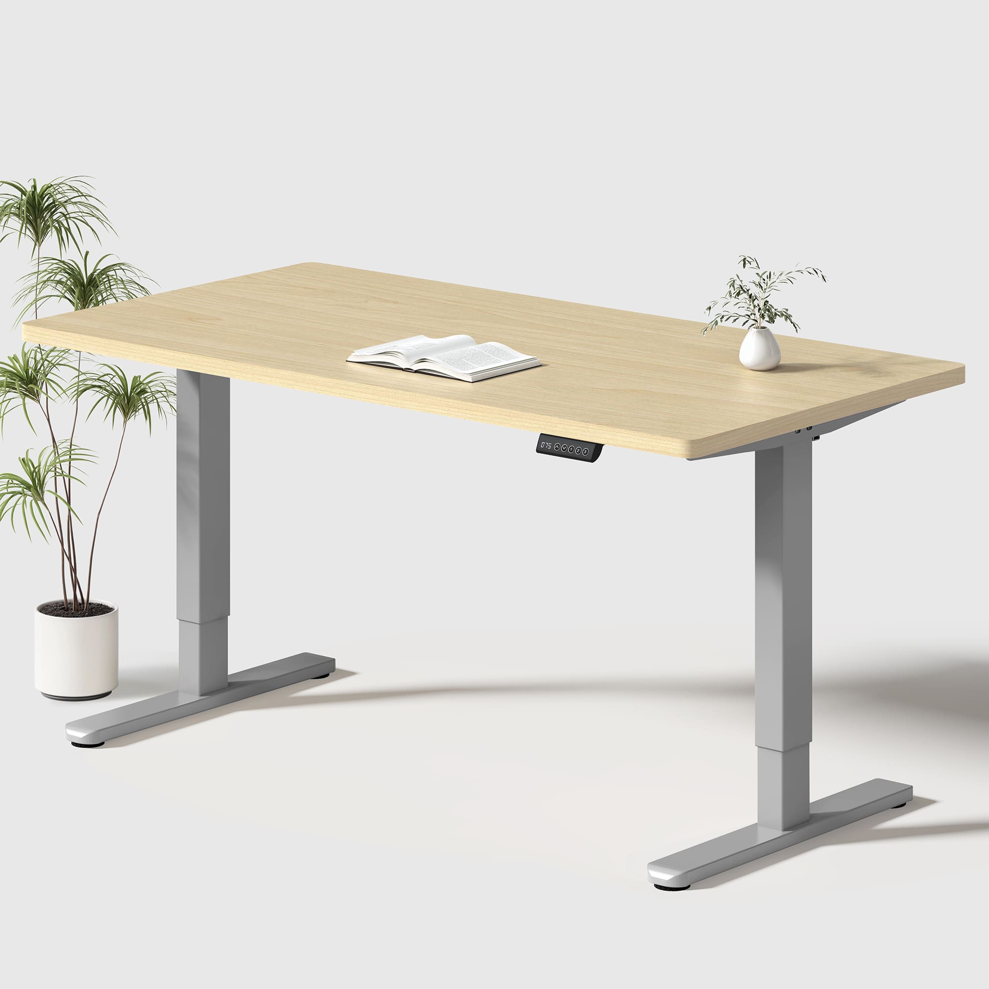 Basic Höhenverstellbarer Schreibtisch mit Entire Board Desktop