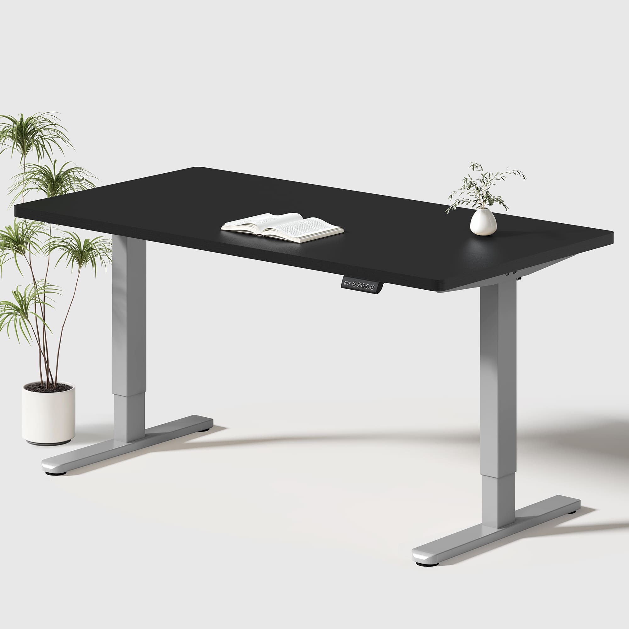 Basic Höhenverstellbarer Schreibtisch mit Entire Board Desktop