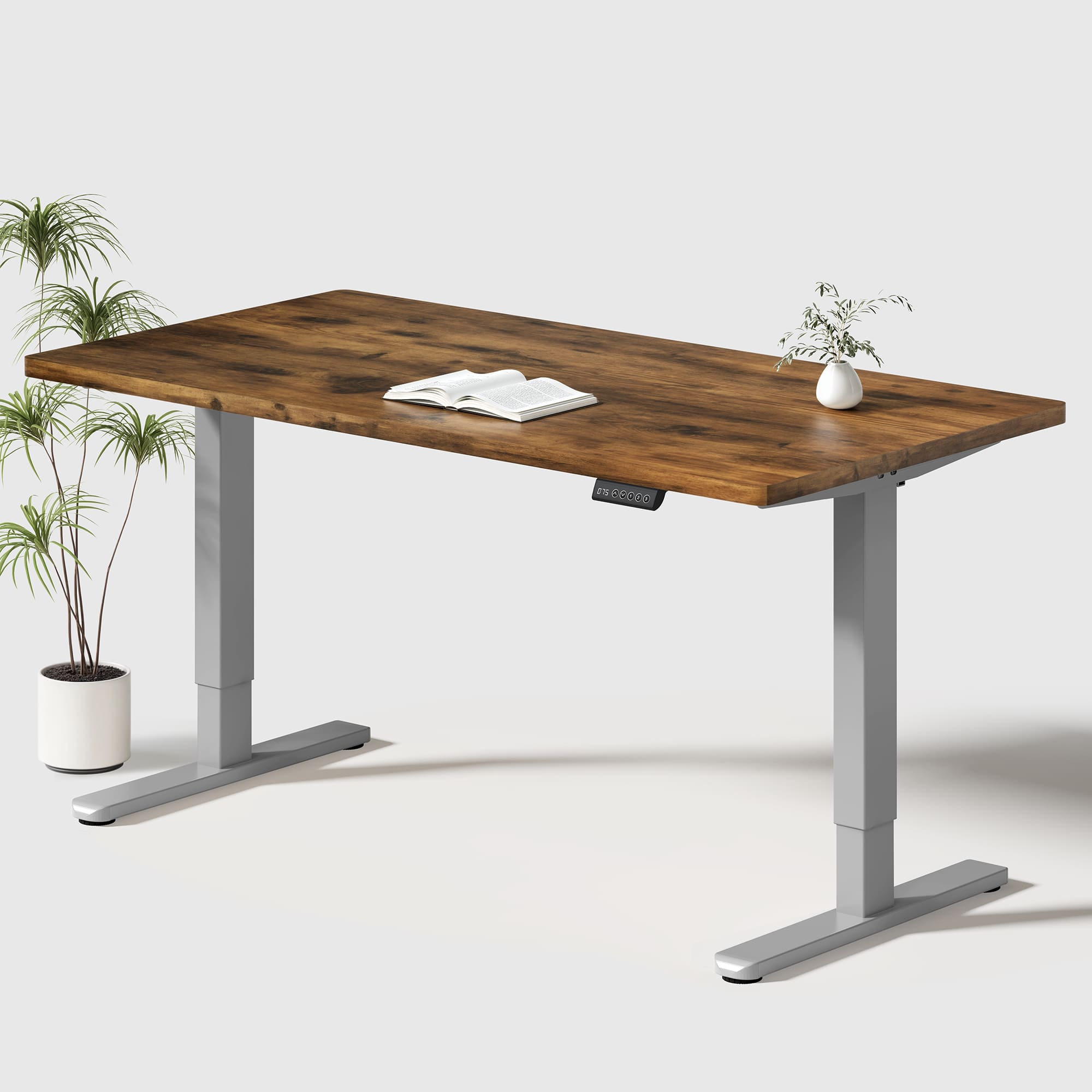 Basic Höhenverstellbarer Schreibtisch mit Entire Board Desktop