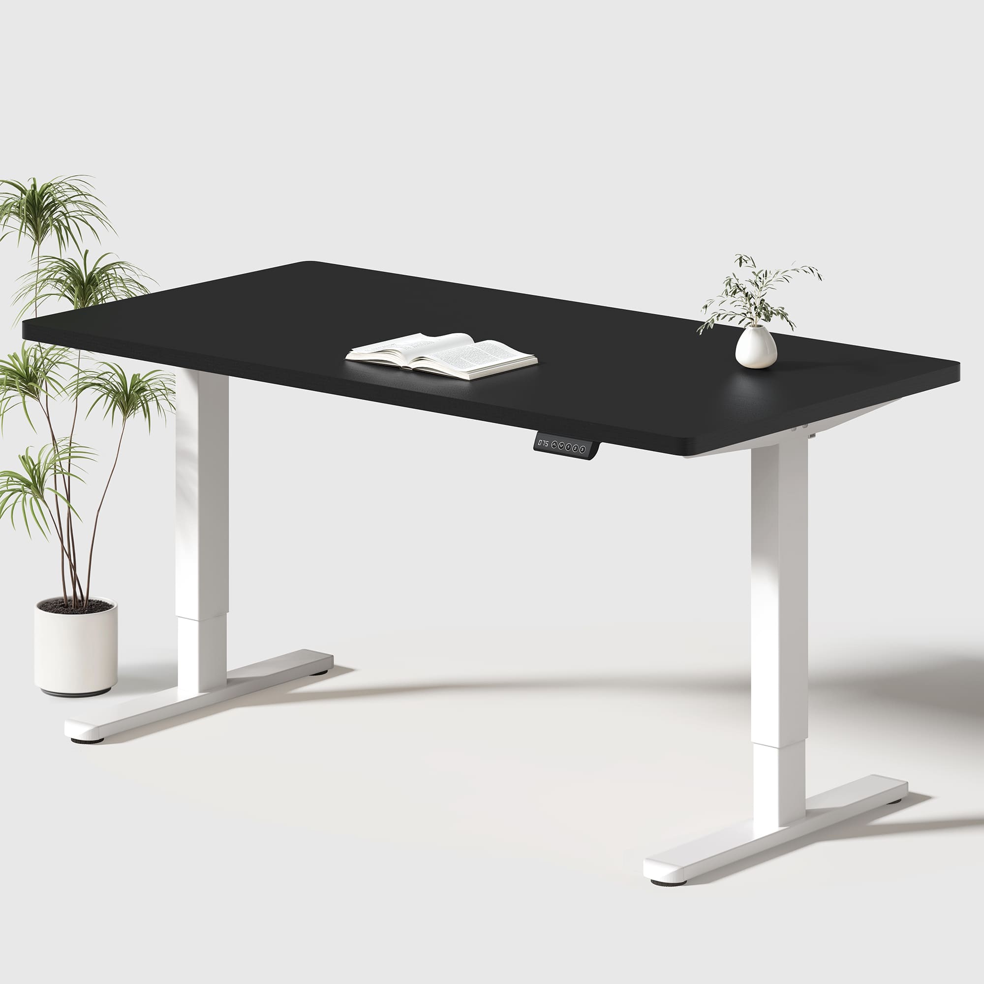 Basic Höhenverstellbarer Schreibtisch mit Entire Board Desktop