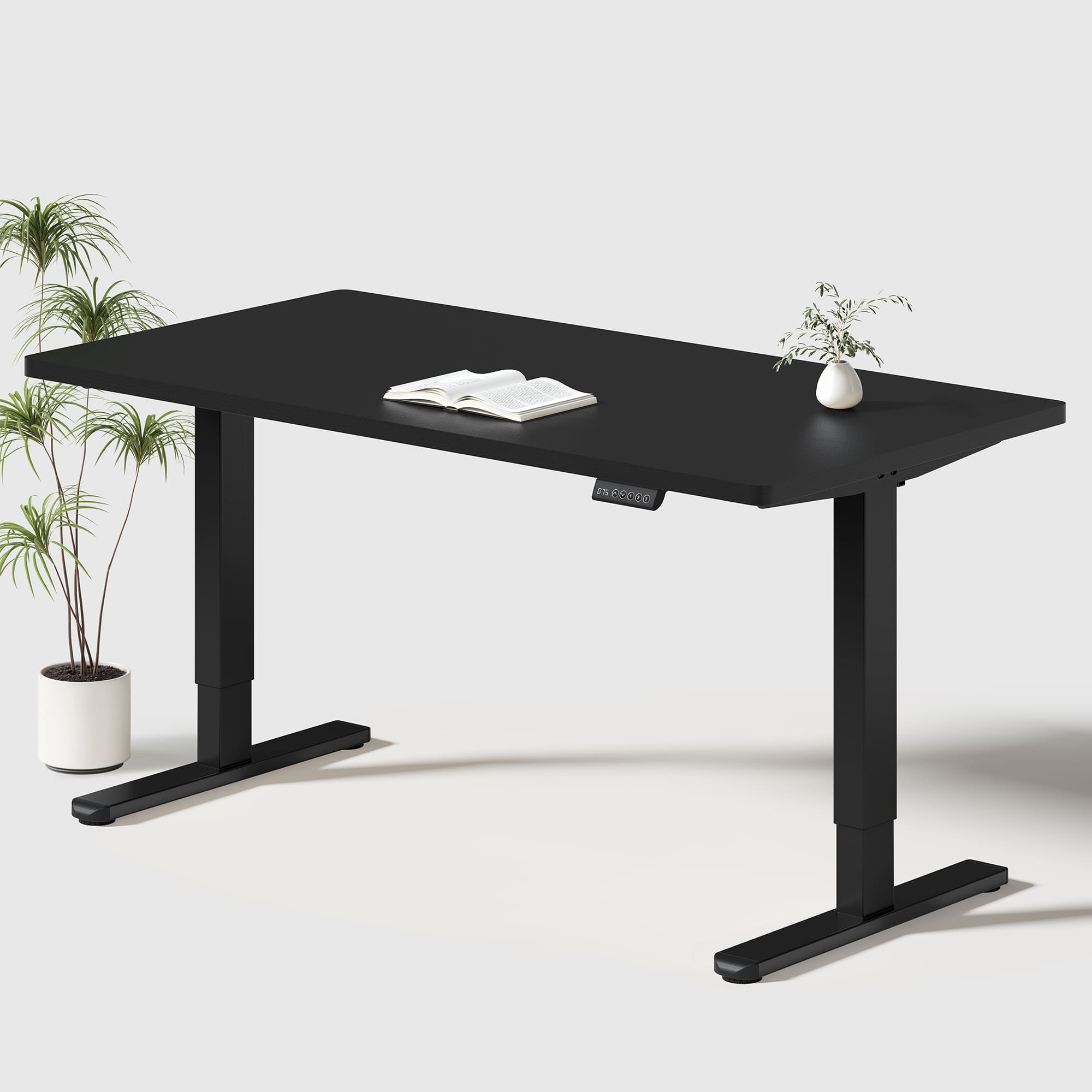 Basic Höhenverstellbarer Schreibtisch mit Entire Board Desktop