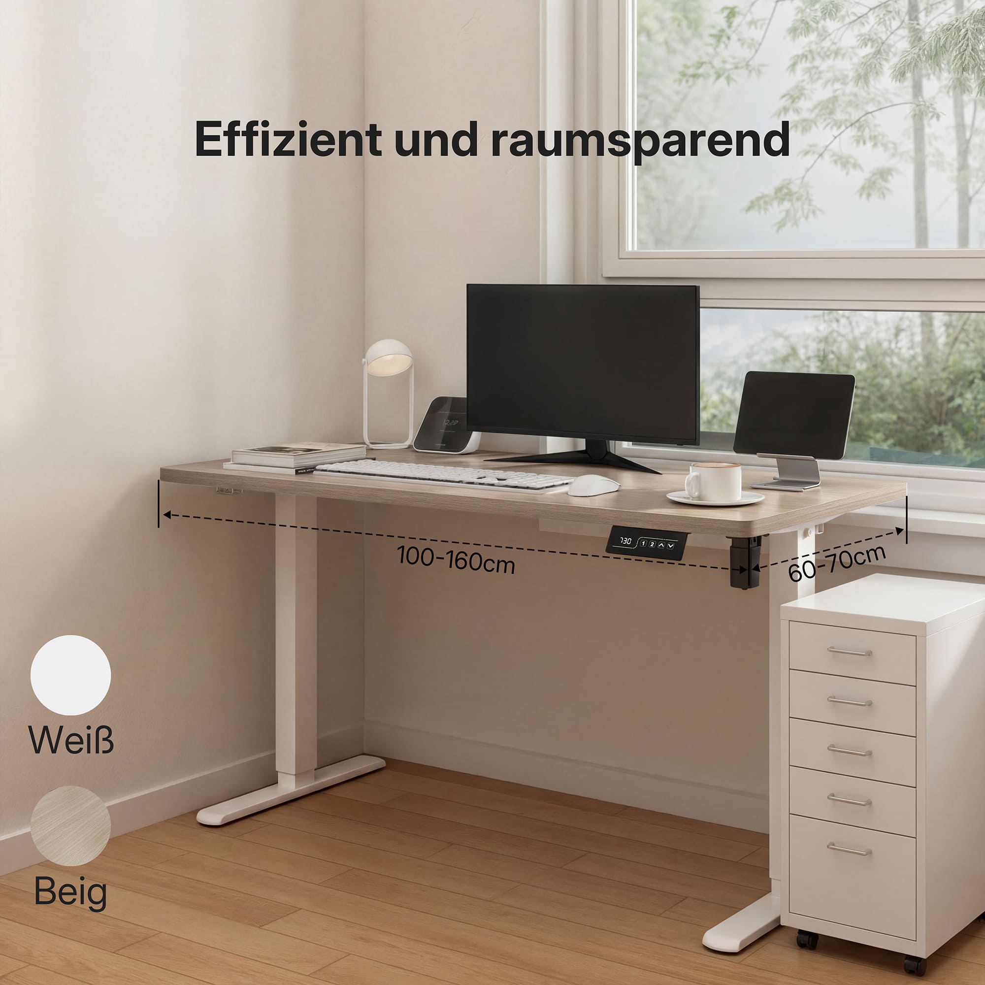Economy Solid Elektrisch Höhenverstellbarer Schreibtisch