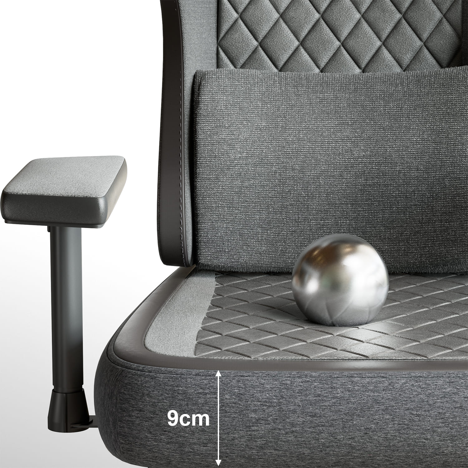 Bürostuhl mit Fußstütze, Ergonomischer Gaming Stuhl