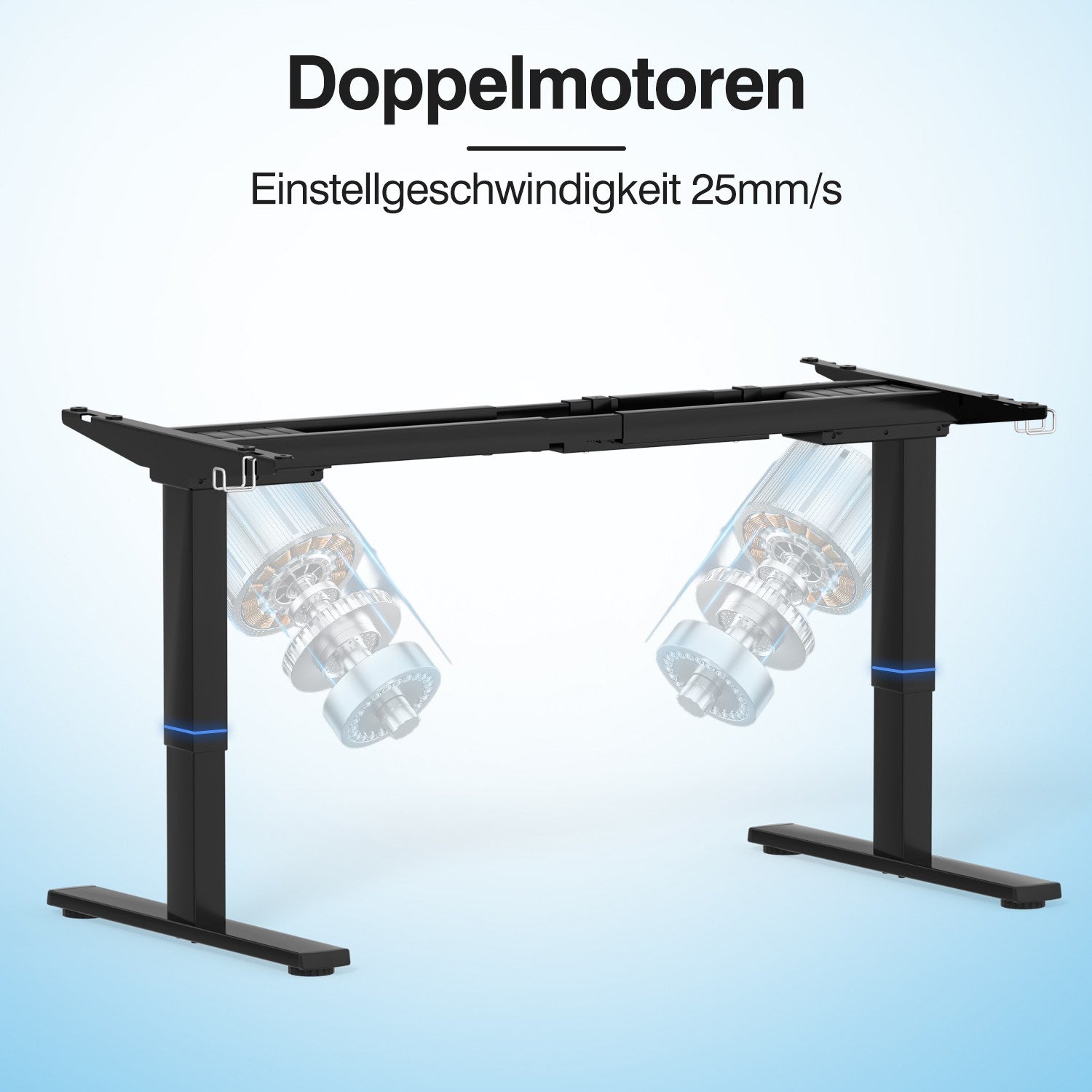 Doppelmotor Höhenverstellbares Tischgestell