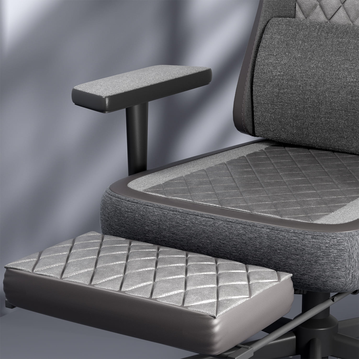 Bürostuhl mit Fußstütze, Ergonomischer Gaming Stuhl