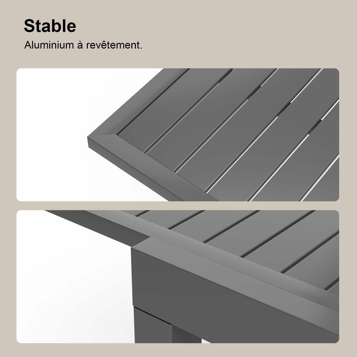 4-6 Sitzer Gartentisch Set