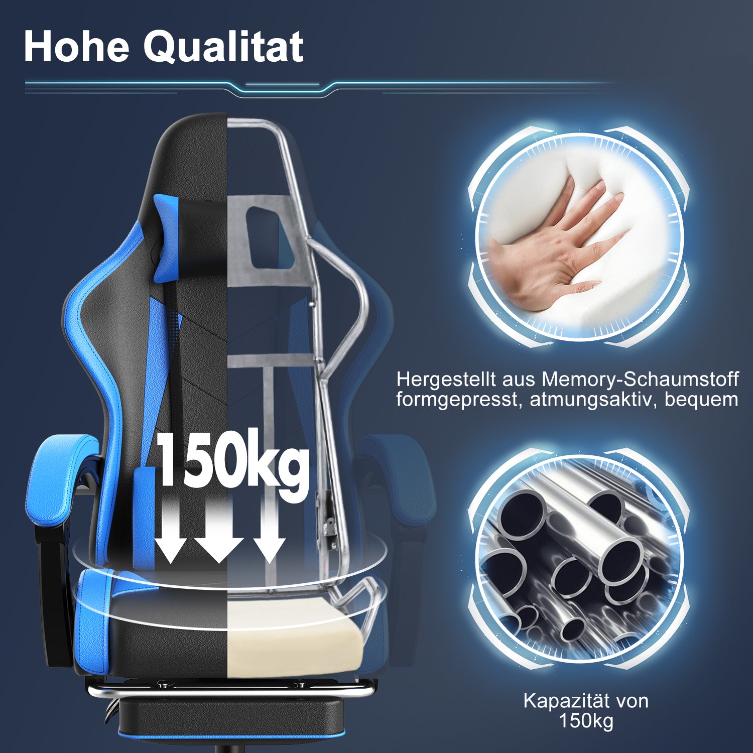Klassischer Ergonomischer Gaming Stuhl