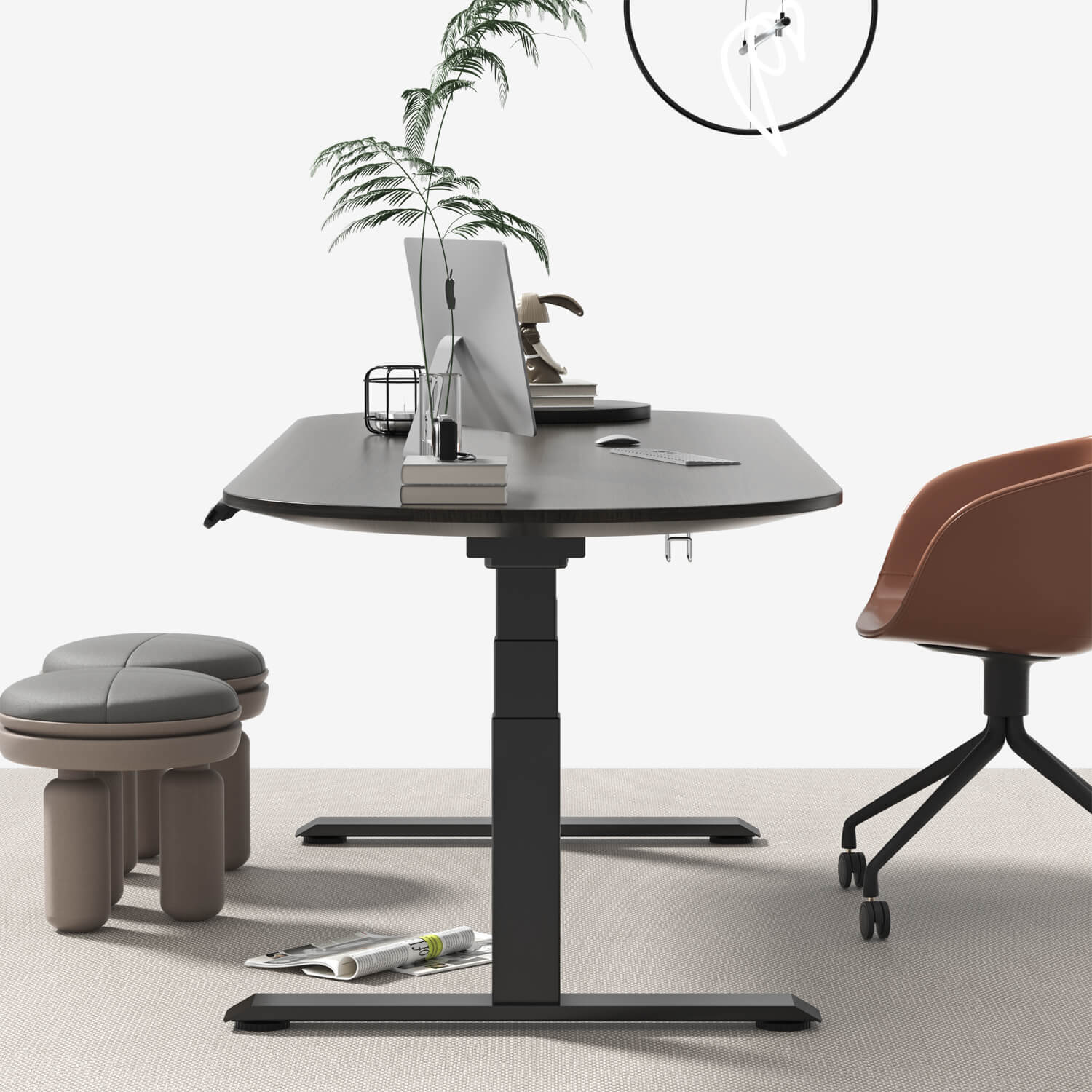 Furniwell Dual Ultra X Höhenverstellbares Tischgestell