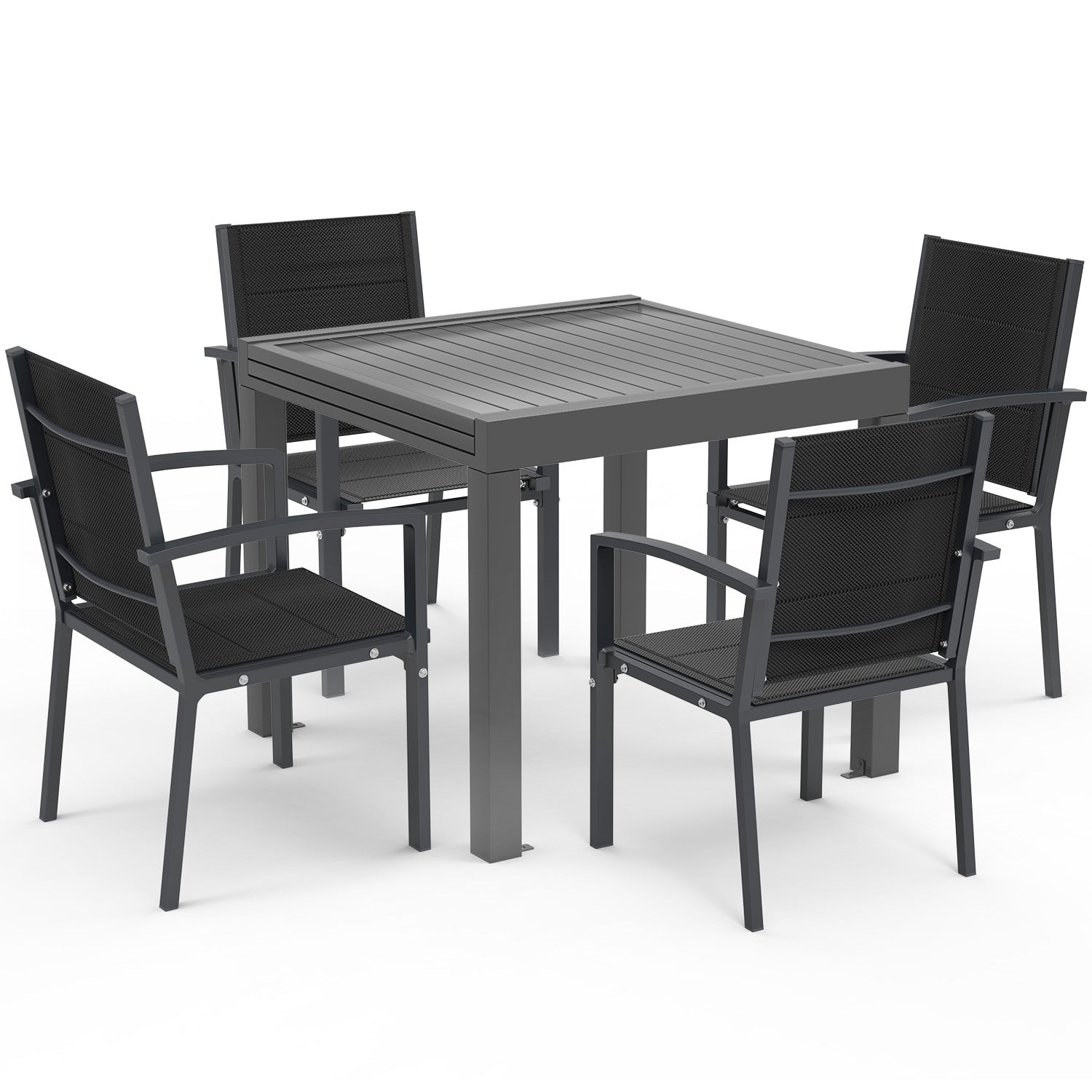 4-6 Sitzer Gartentisch Set