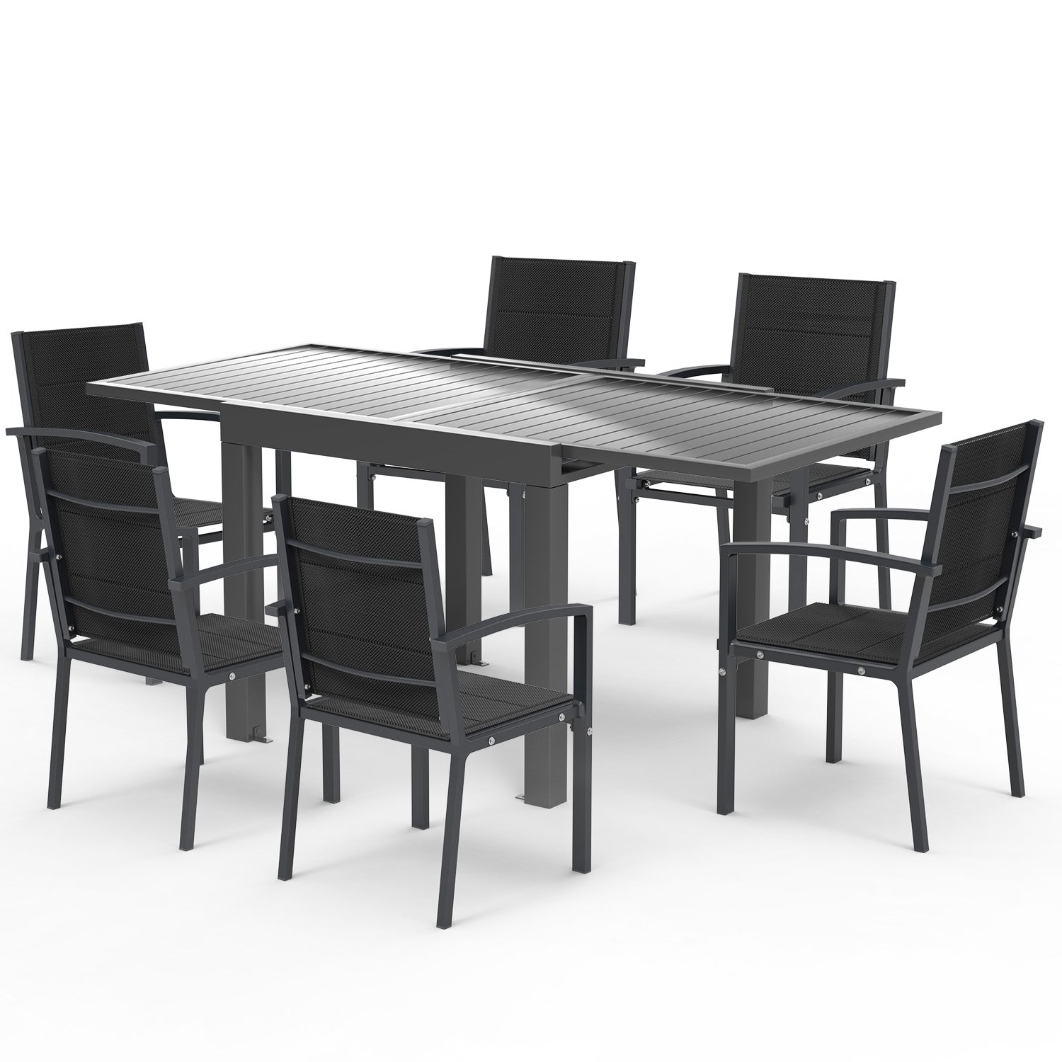 4-6 Sitzer Gartentisch Set
