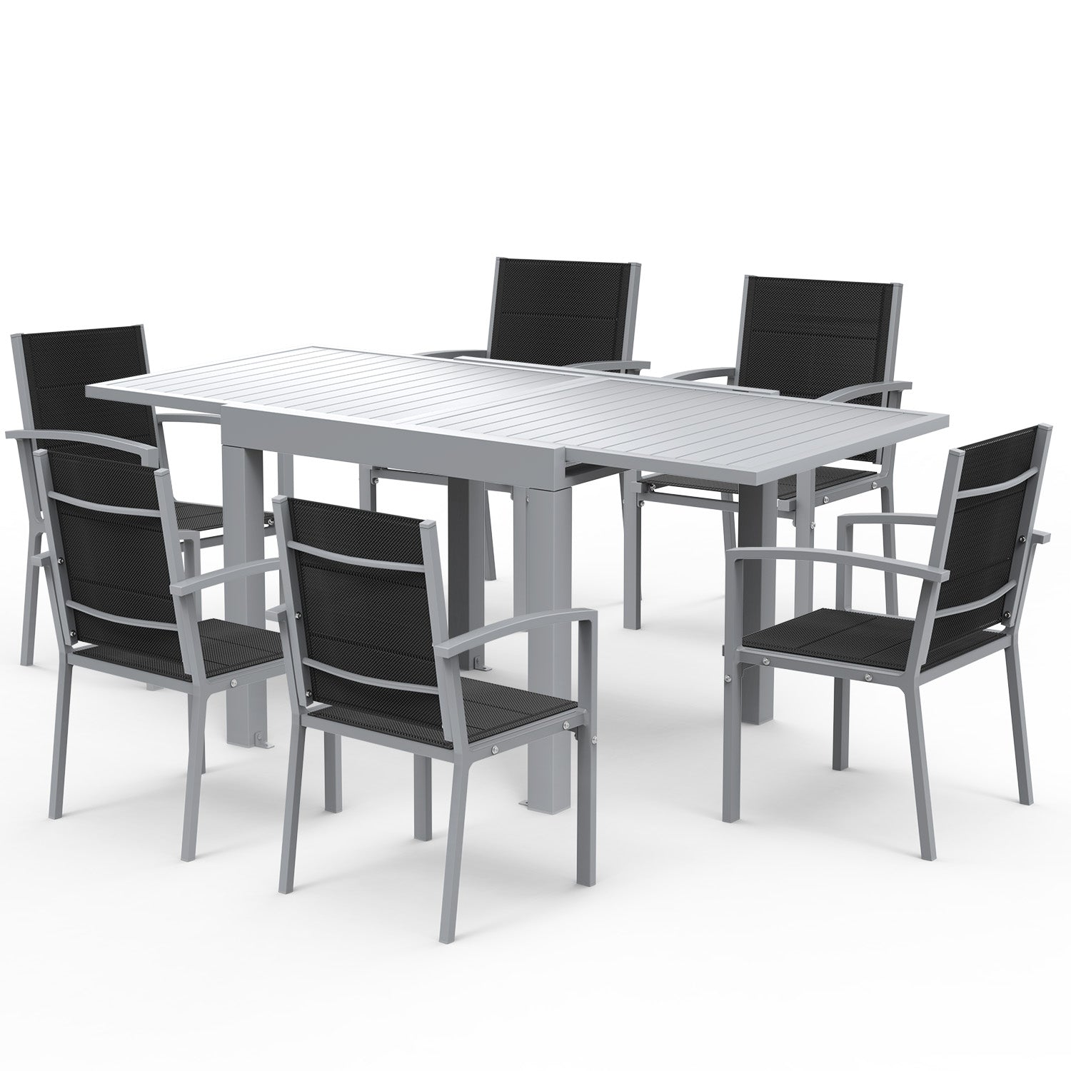 4-6 Sitzer Gartentisch Set