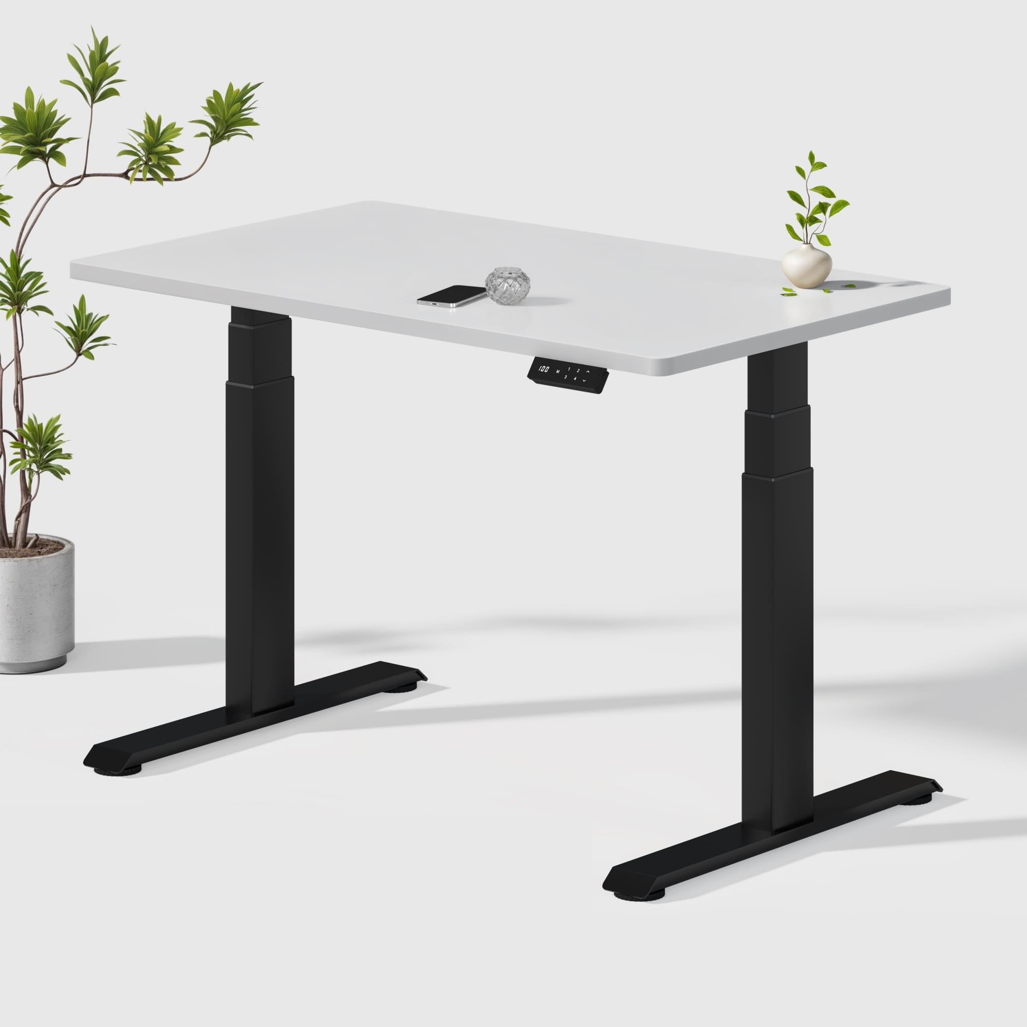 Dual Ultra X Tischgestell mit Premium Elektrisch Höhenverstellbarer Schreibtisch