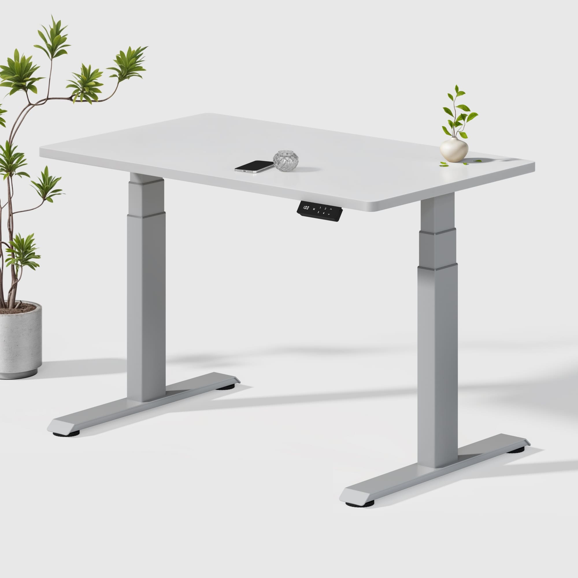 Dual Ultra X Tischgestell mit Premium Elektrisch Höhenverstellbarer Schreibtisch