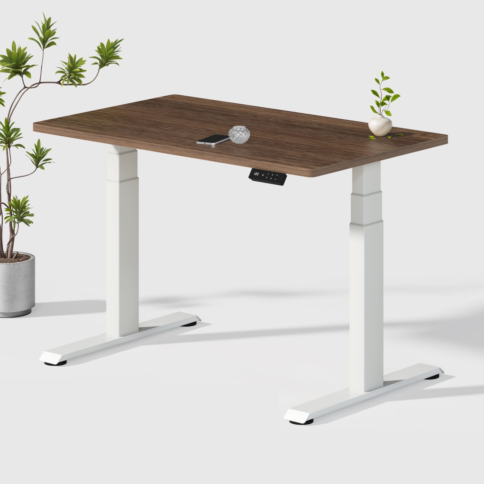 Dual Ultra X Tischgestell mit Premium Elektrisch Höhenverstellbarer Schreibtisch