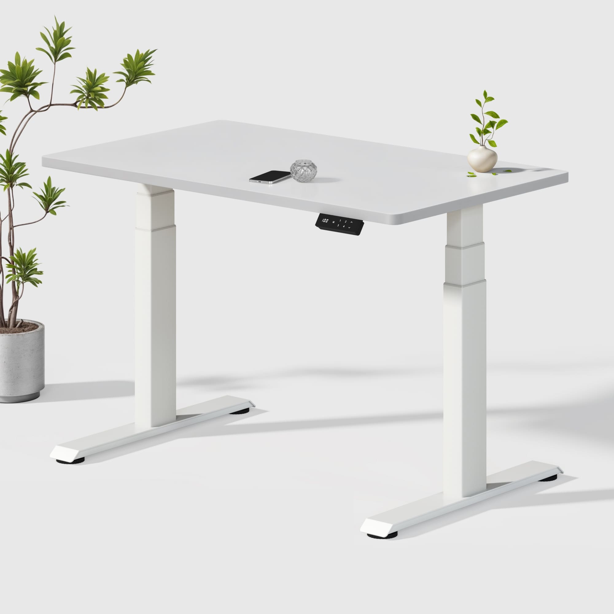 Dual Ultra X Tischgestell mit Premium Elektrisch Höhenverstellbarer Schreibtisch