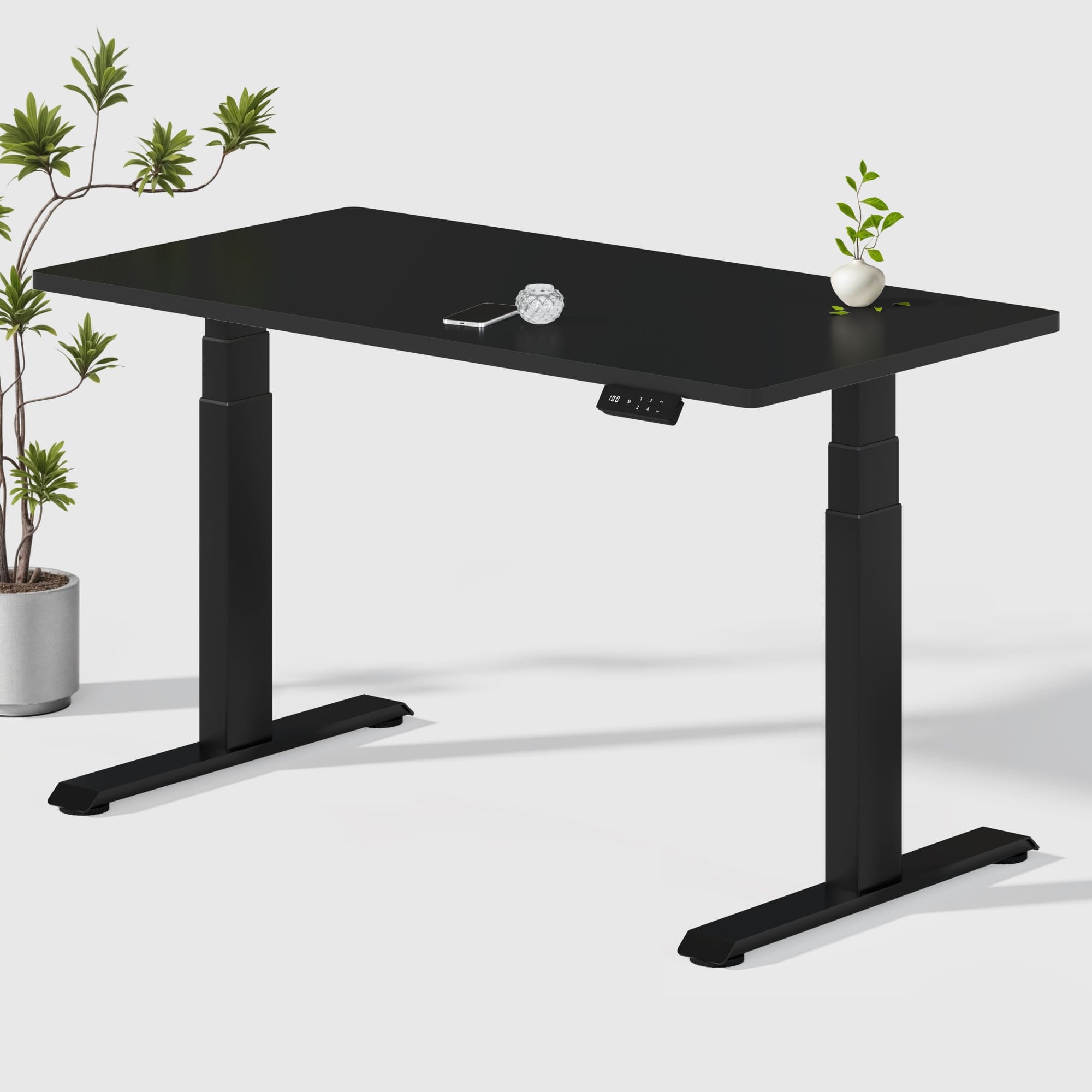 Dual Ultra X Tischgestell mit Premium Elektrisch Höhenverstellbarer Schreibtisch