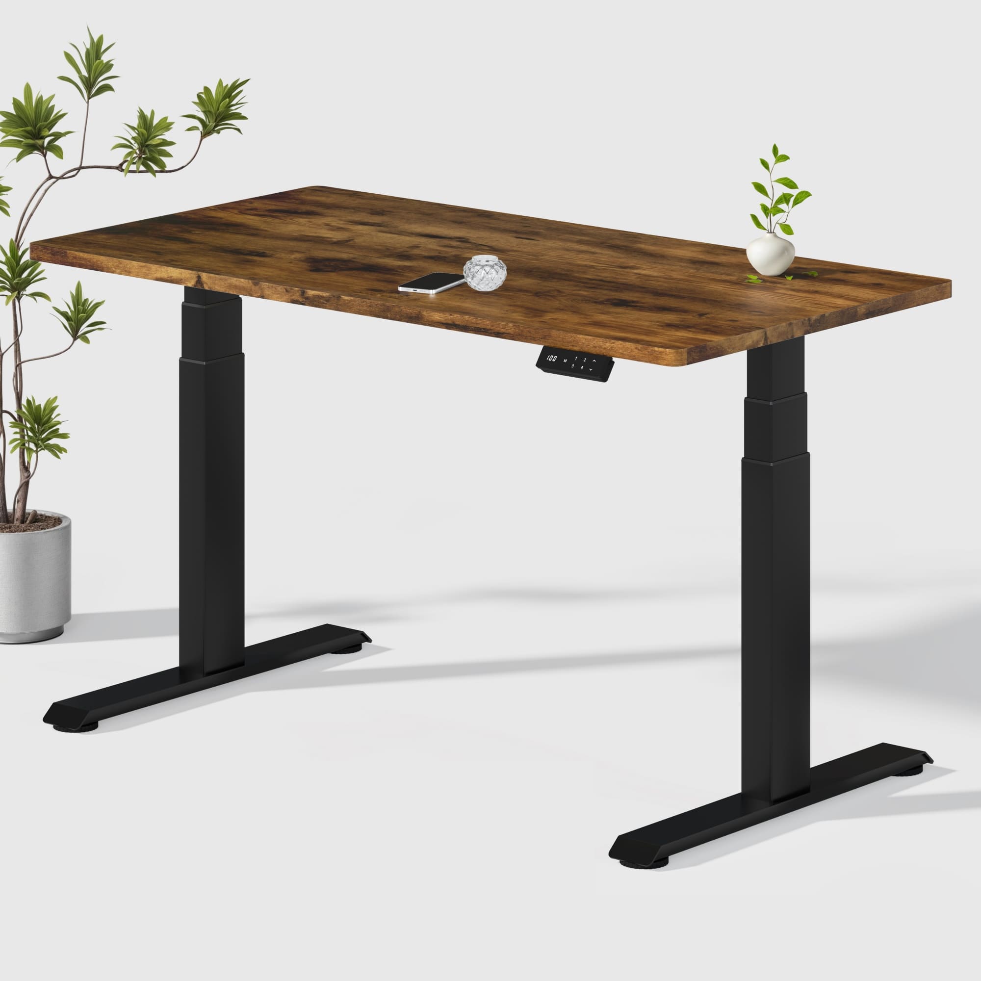 Dual Ultra X Tischgestell mit Premium Elektrisch Höhenverstellbarer Schreibtisch