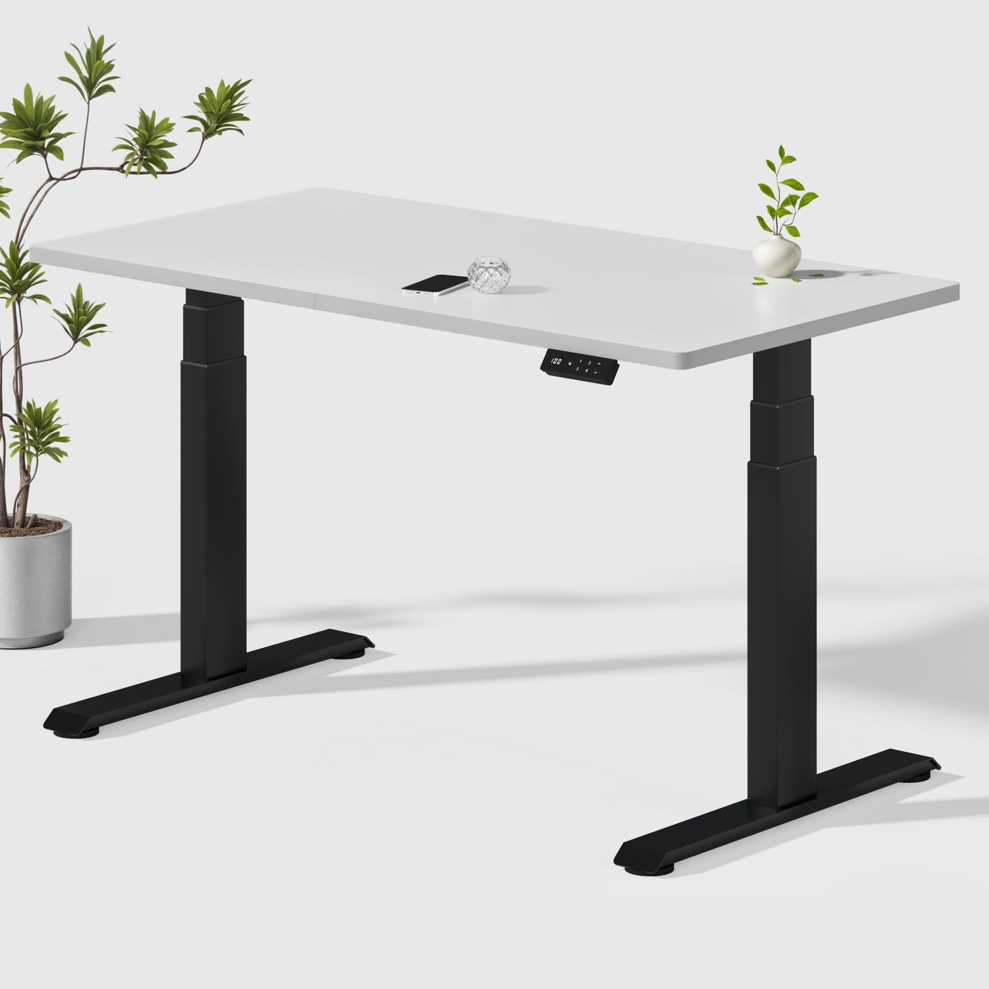 Dual Ultra X Tischgestell mit Premium Elektrisch Höhenverstellbarer Schreibtisch