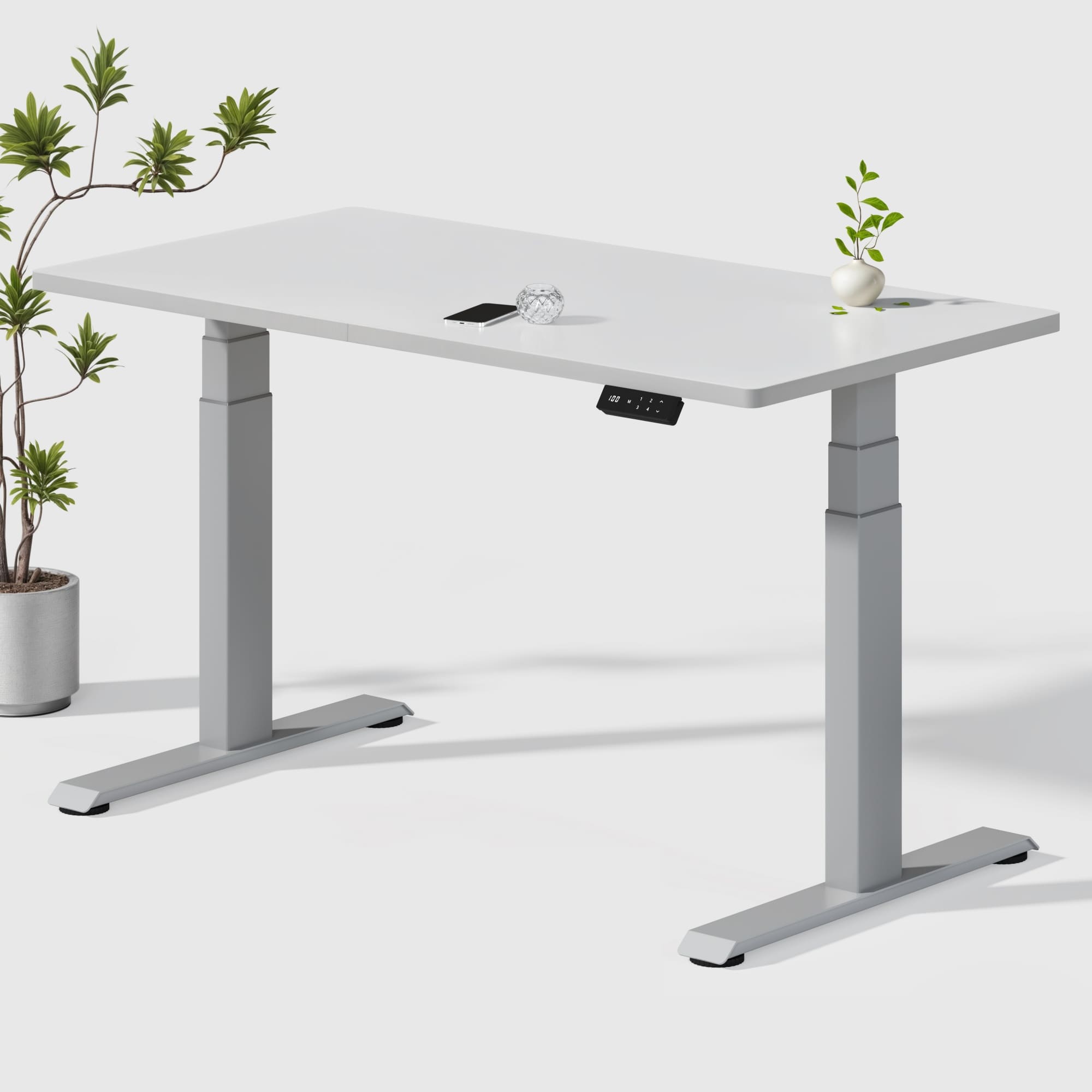 Dual Ultra X Tischgestell mit Premium Elektrisch Höhenverstellbarer Schreibtisch