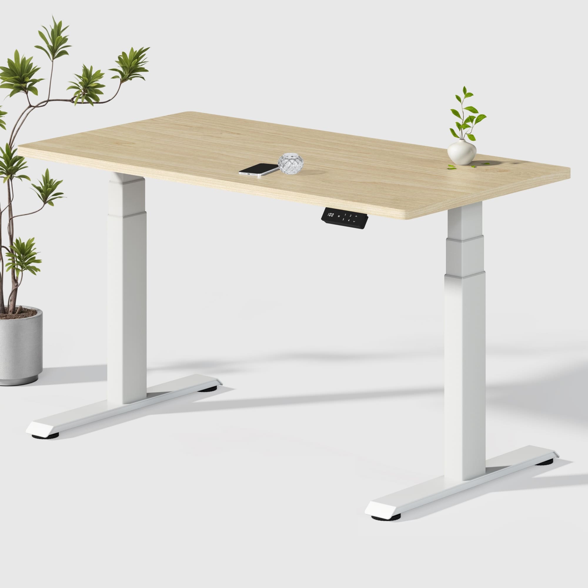 Dual Ultra X Tischgestell mit Premium Elektrisch Höhenverstellbarer Schreibtisch