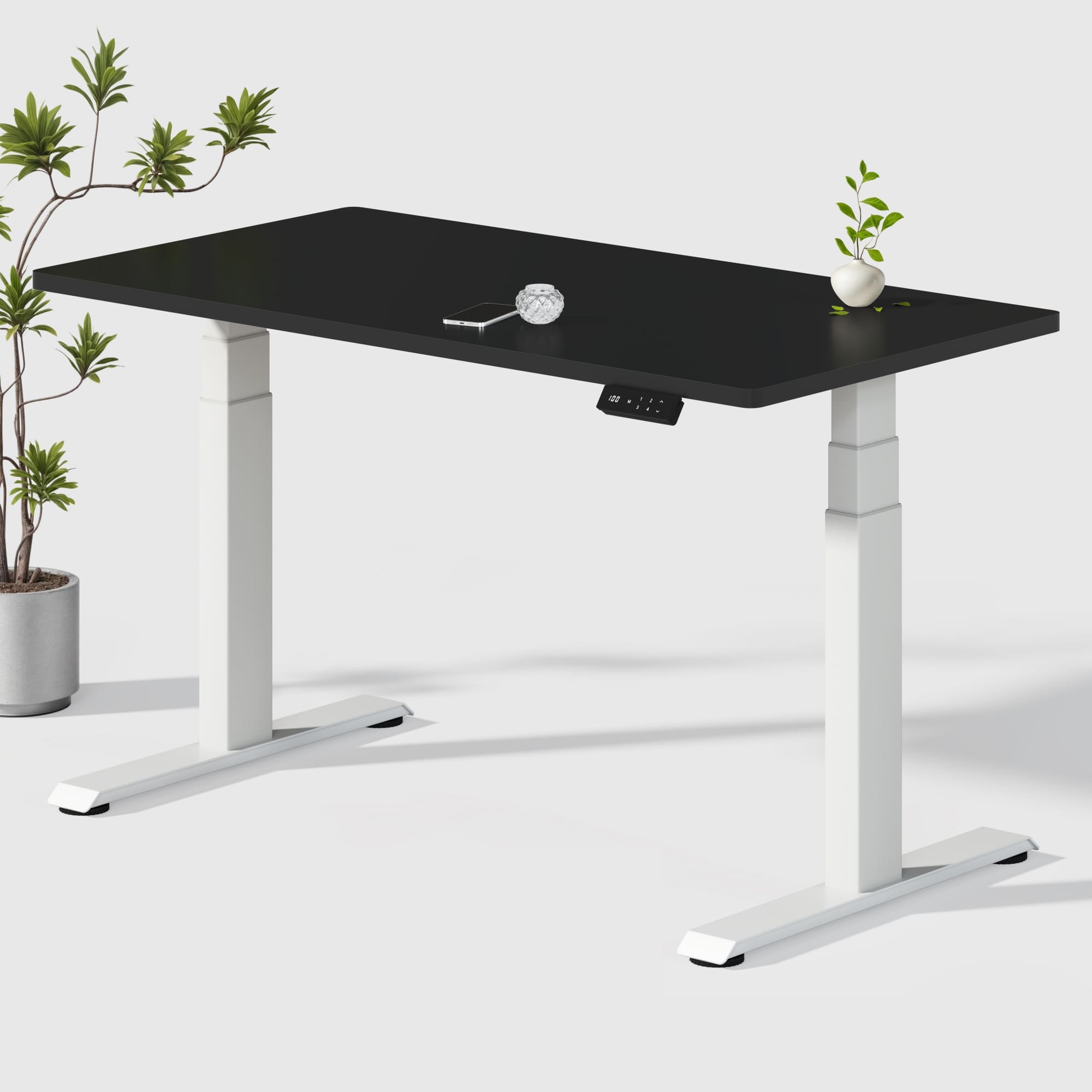 Dual Ultra X Tischgestell mit Premium Elektrisch Höhenverstellbarer Schreibtisch