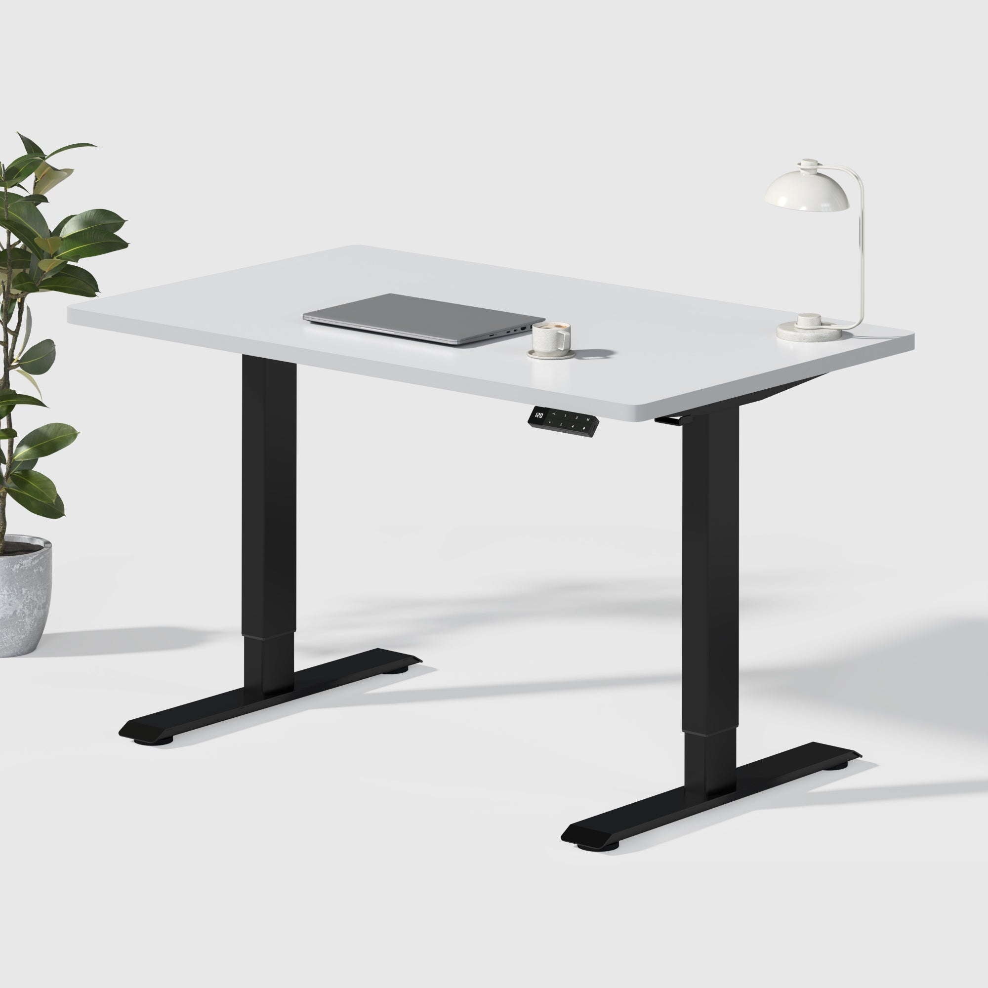 Dual Ultra Tischgestell mit Premium Elektrisch Höhenverstellbarer Schreibtisch