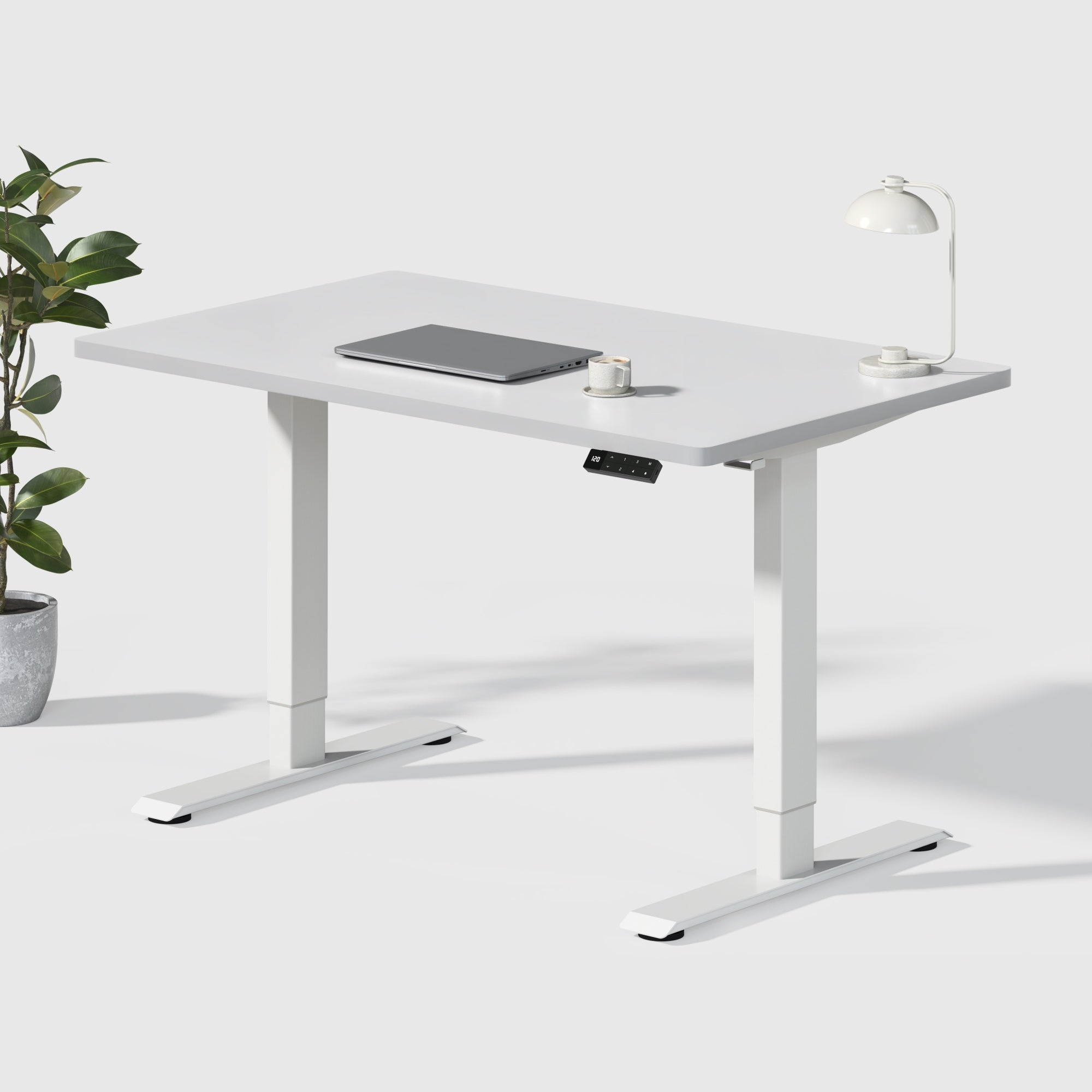 Dual Ultra Tischgestell mit Premium Elektrisch Höhenverstellbarer Schreibtisch