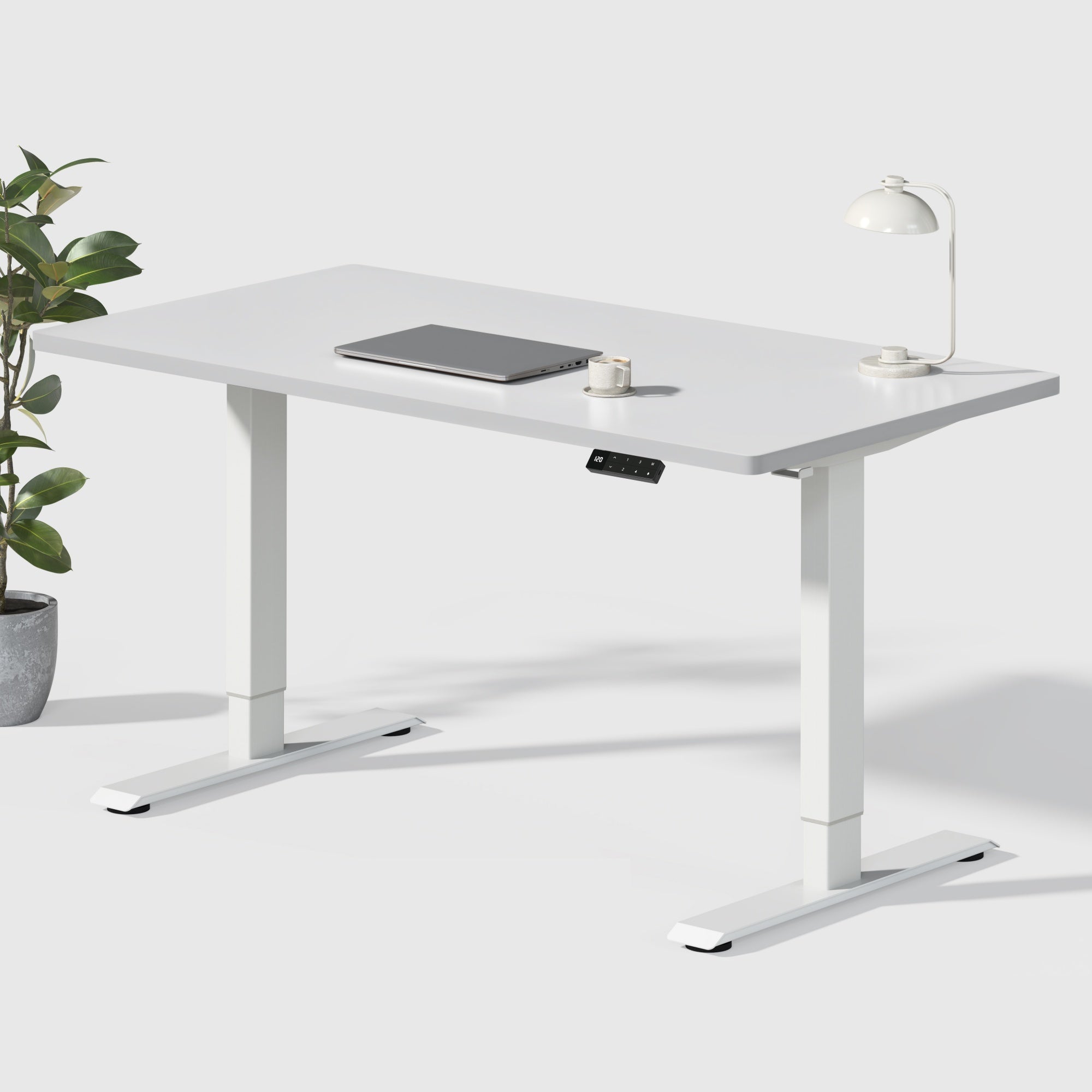 Dual Ultra Tischgestell mit Premium Elektrisch Höhenverstellbarer Schreibtisch