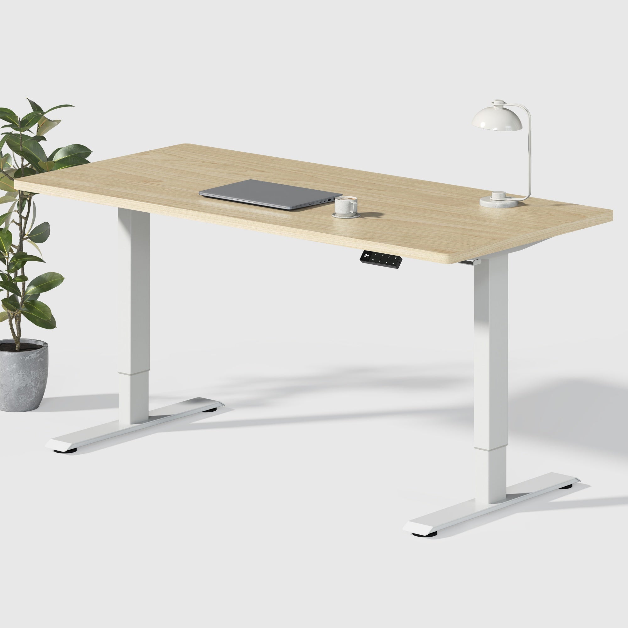 Dual Ultra Tischgestell mit Premium Elektrisch Höhenverstellbarer Schreibtisch