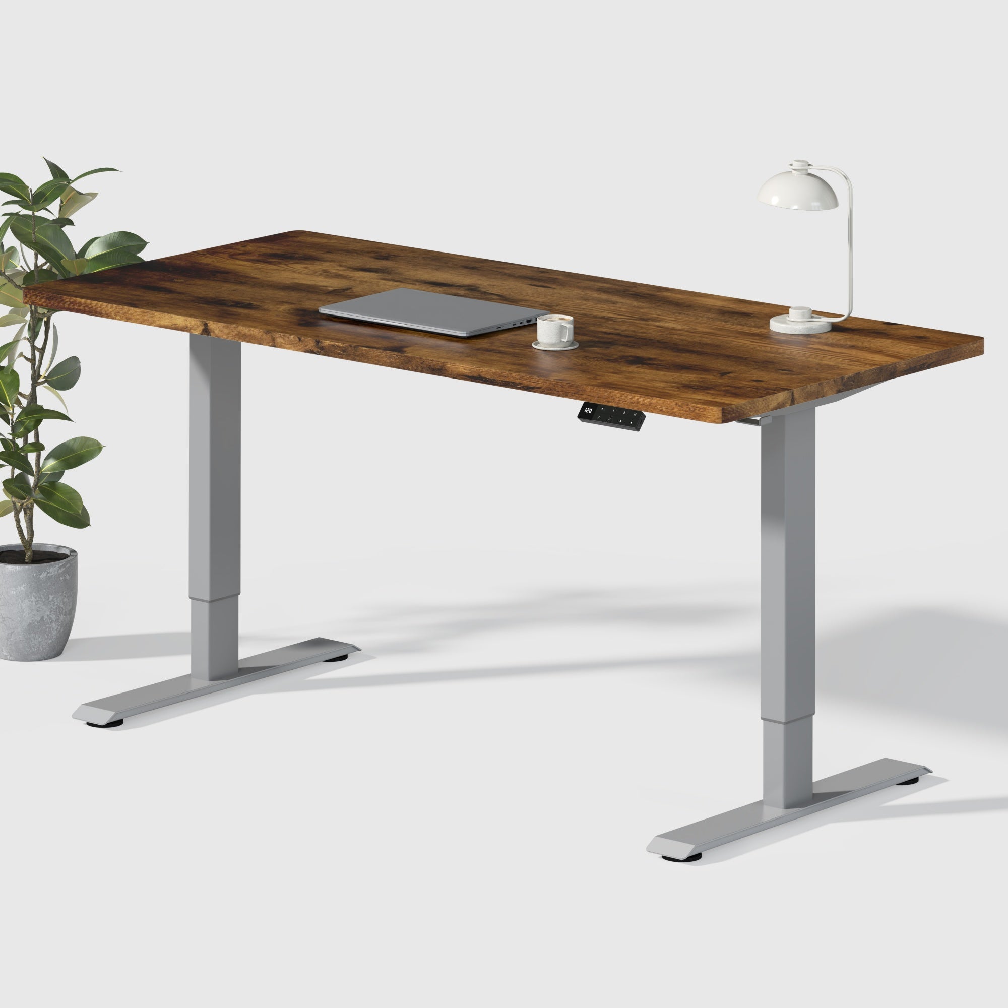 Dual Ultra Tischgestell mit Premium Elektrisch Höhenverstellbarer Schreibtisch