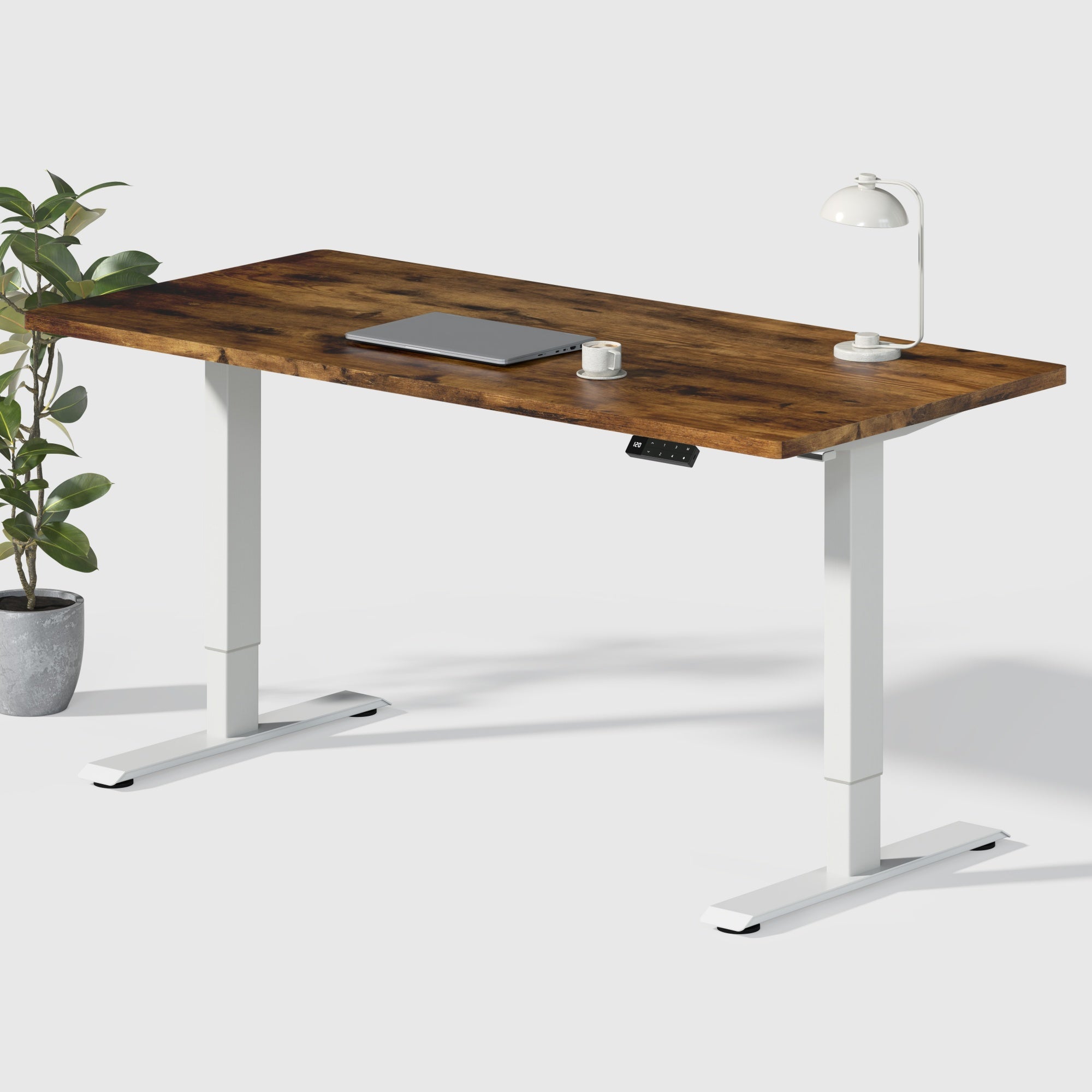 Dual Ultra Tischgestell mit Premium Elektrisch Höhenverstellbarer Schreibtisch