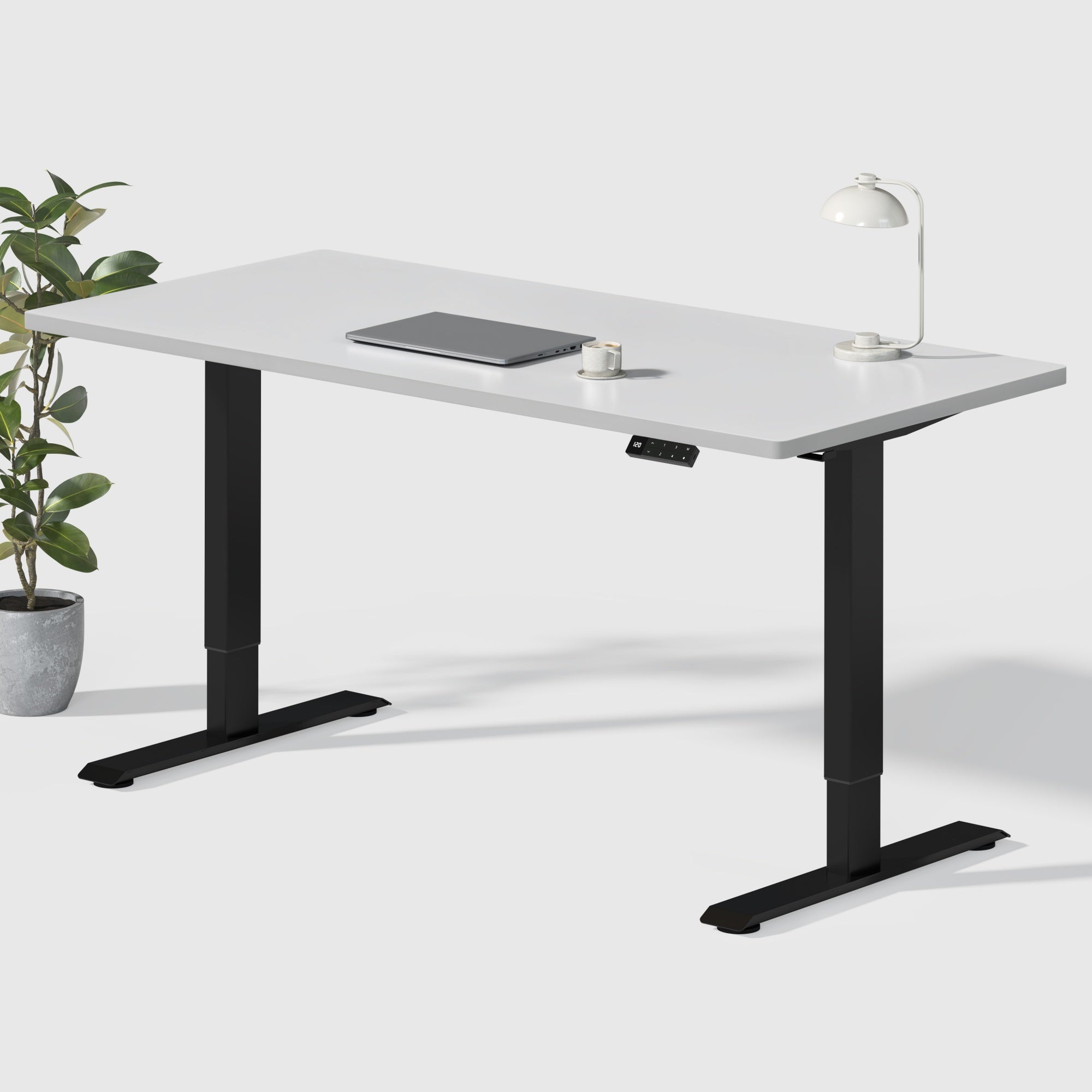 Dual Ultra Tischgestell mit Premium Elektrisch Höhenverstellbarer Schreibtisch