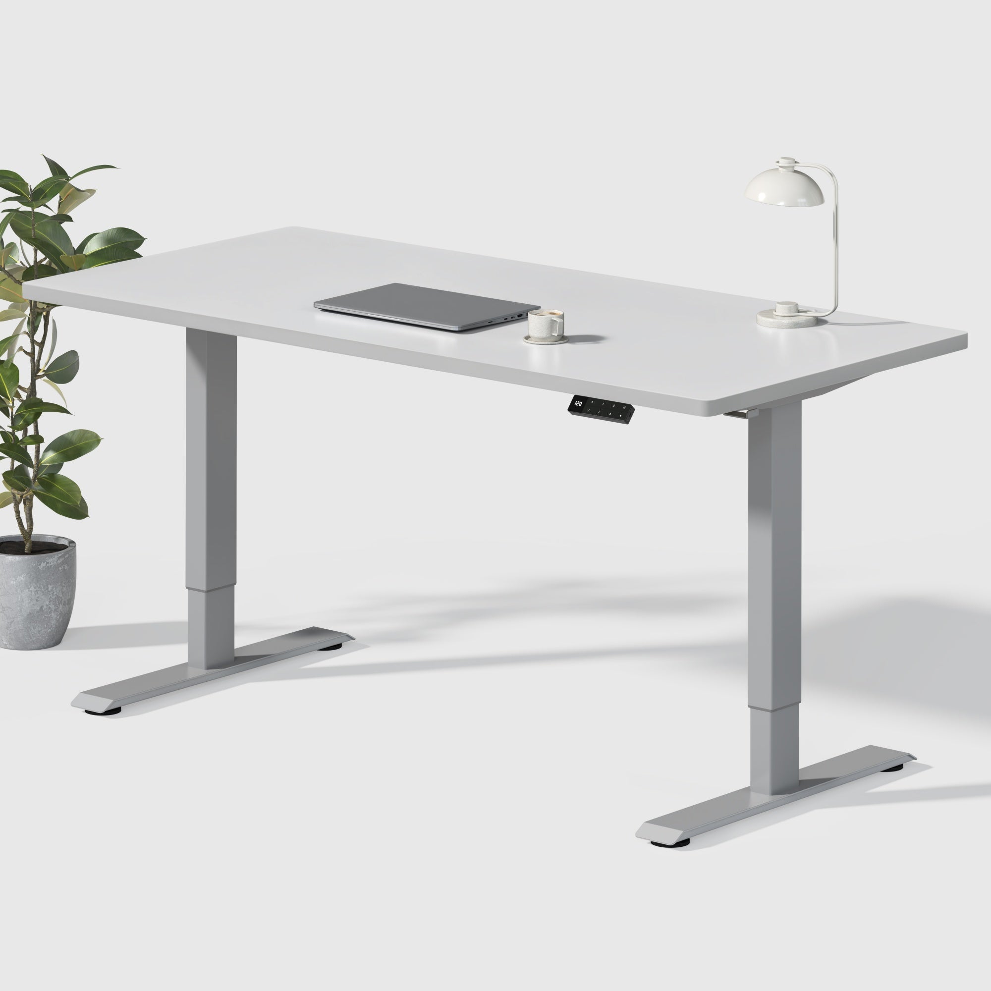 Dual Ultra Tischgestell mit Premium Elektrisch Höhenverstellbarer Schreibtisch