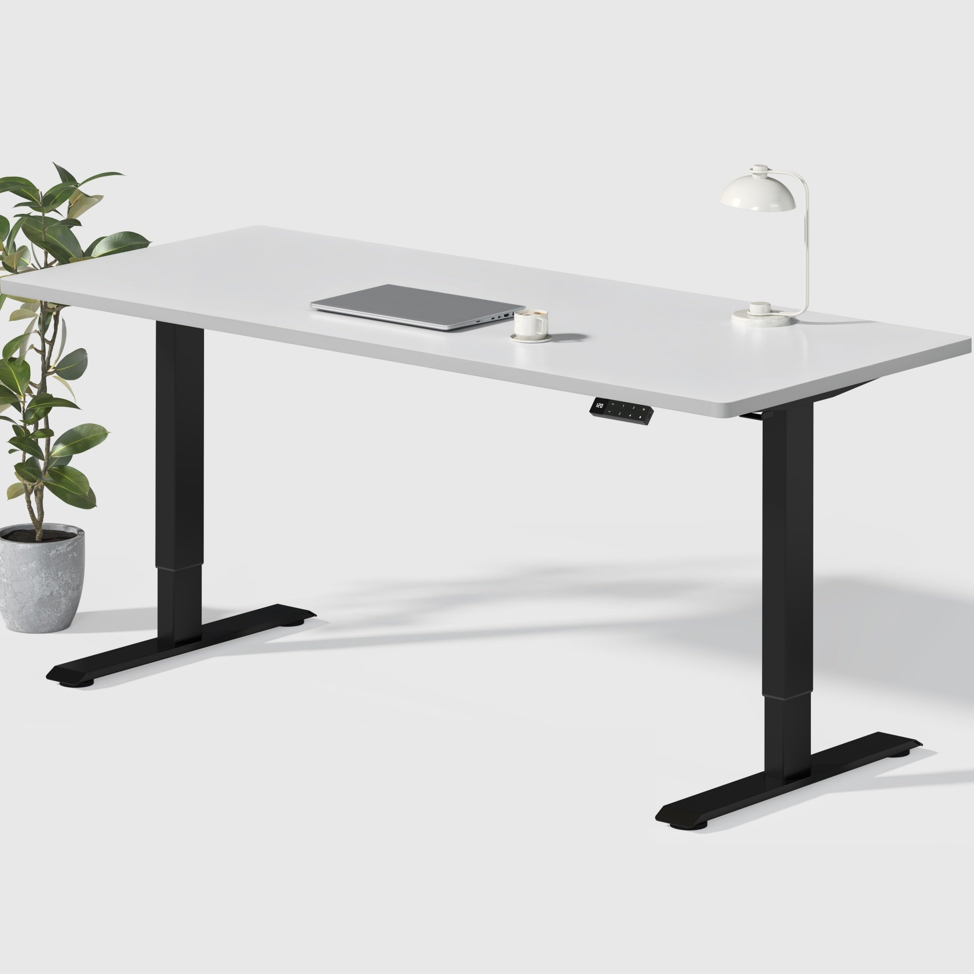 Dual Ultra Tischgestell mit Premium Elektrisch Höhenverstellbarer Schreibtisch