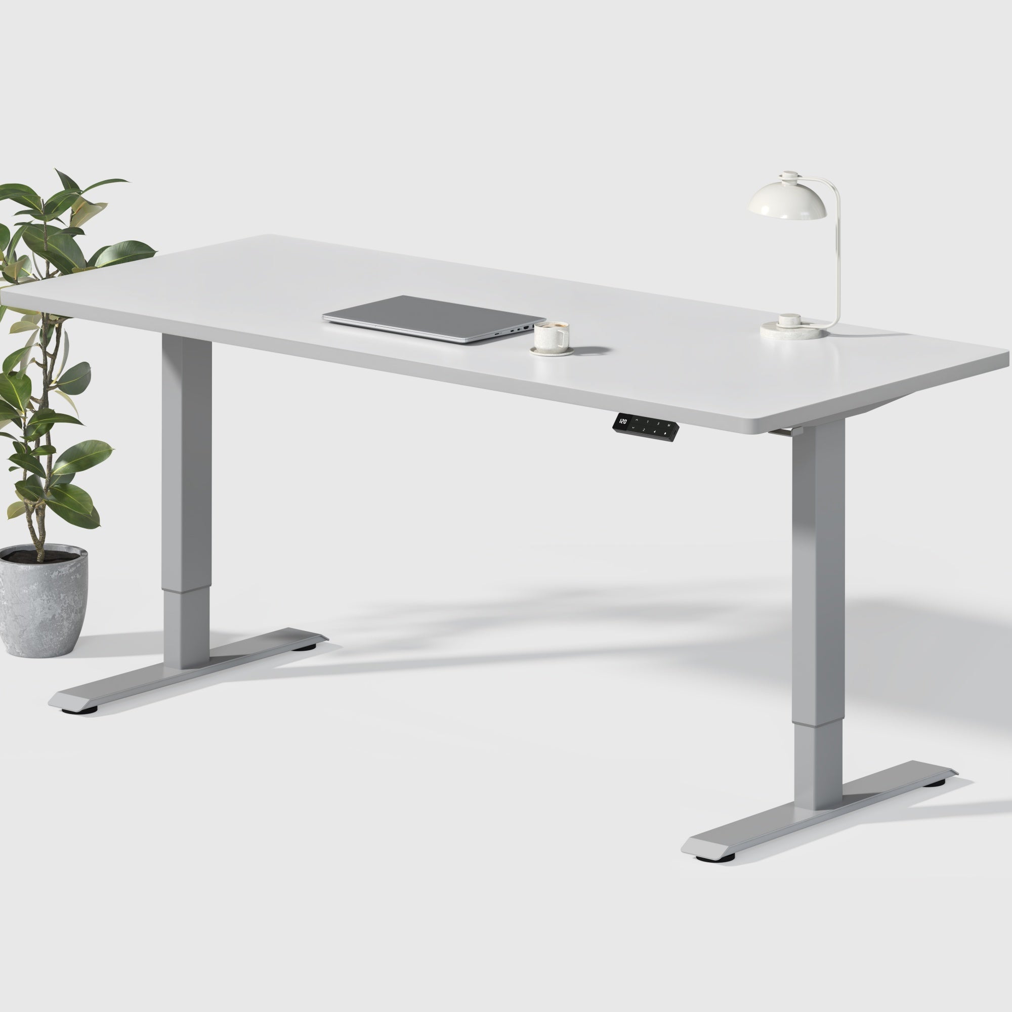 Dual Ultra Tischgestell mit Premium Elektrisch Höhenverstellbarer Schreibtisch