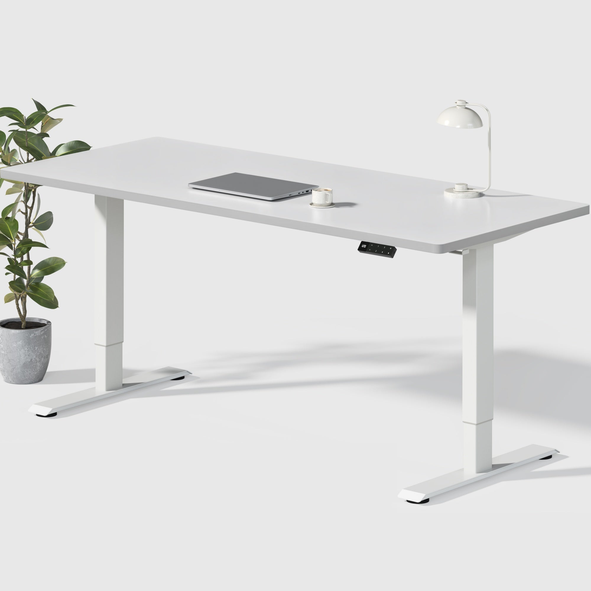 Dual Ultra Tischgestell mit Premium Elektrisch Höhenverstellbarer Schreibtisch