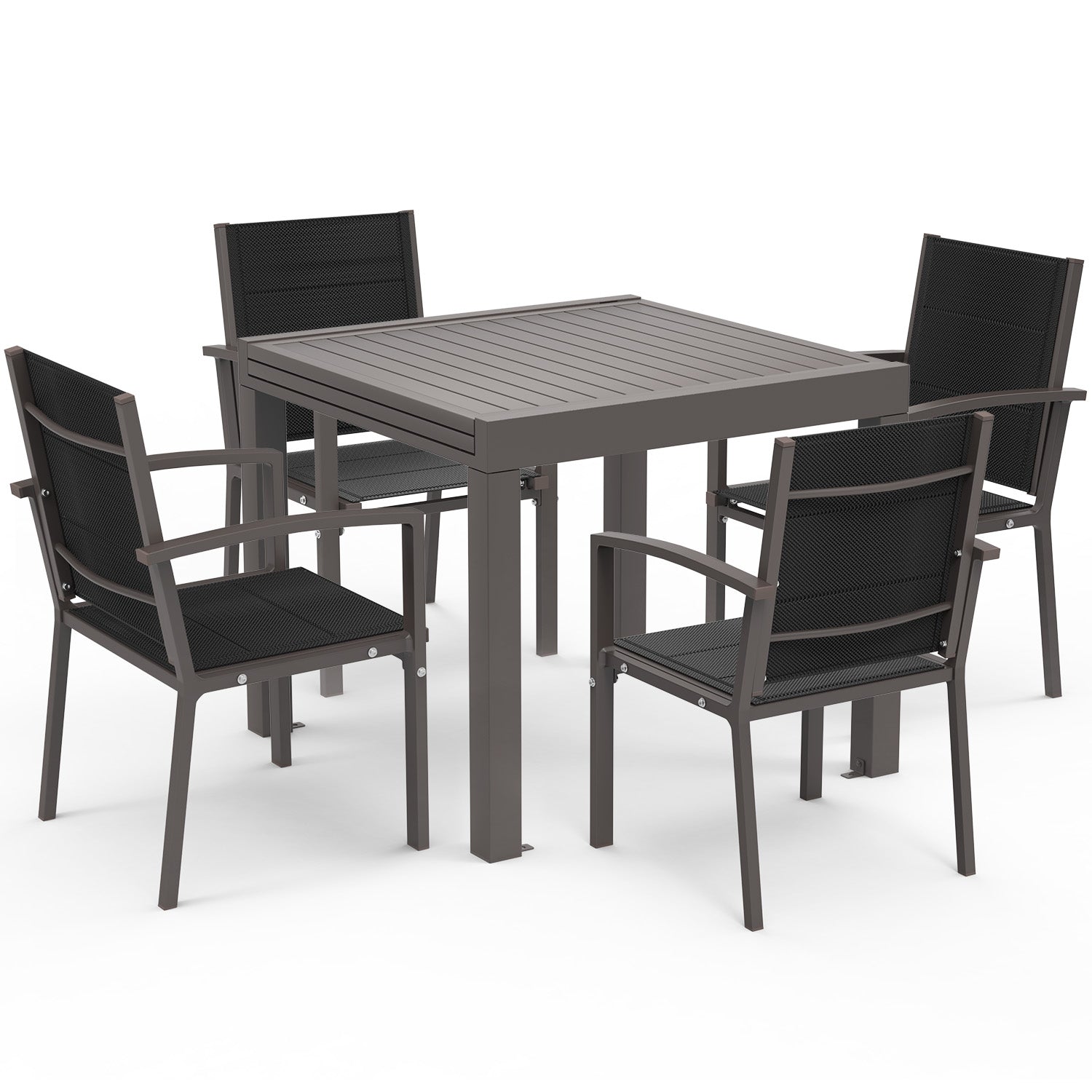 4-6 Sitzer Gartentisch Set