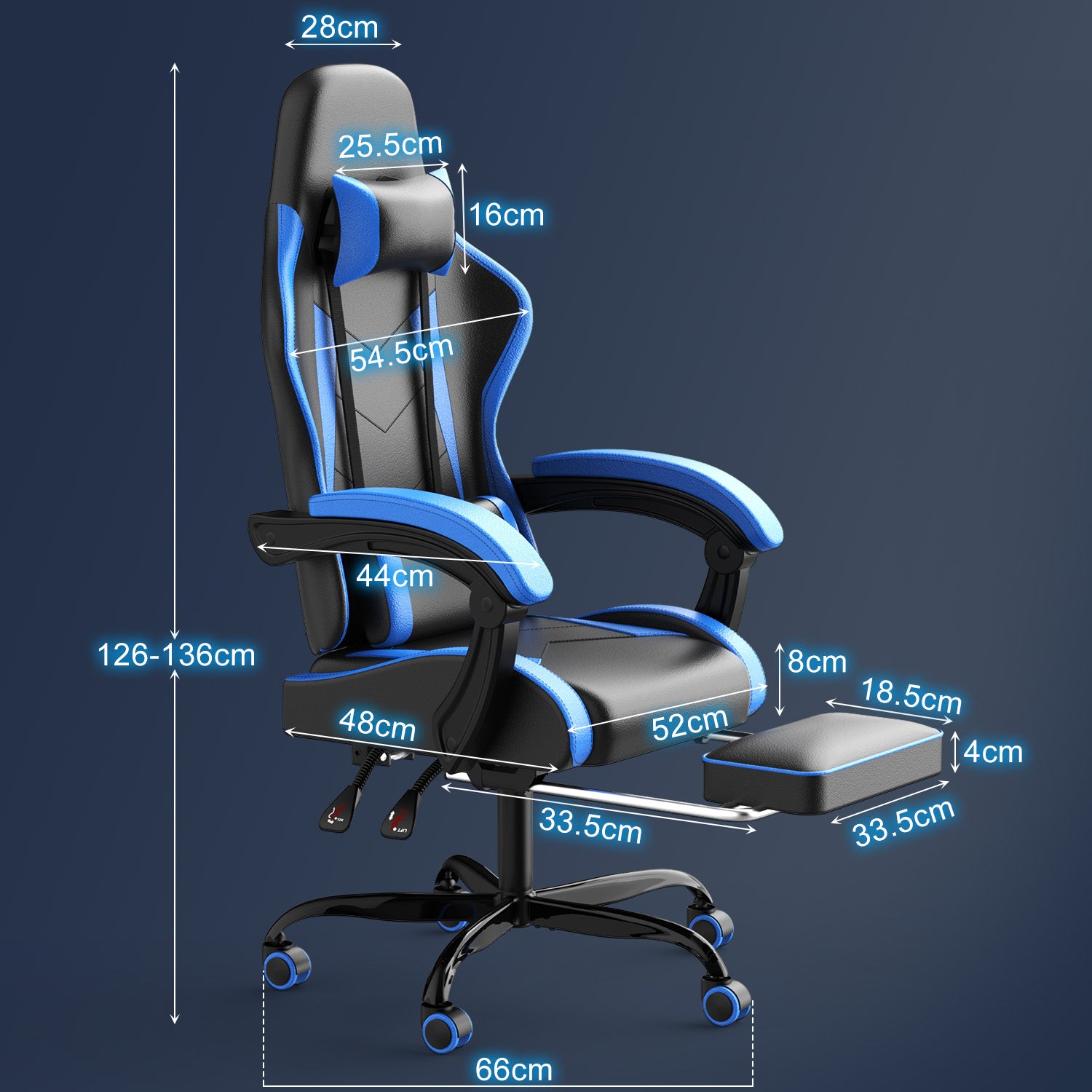 Klassischer Ergonomischer Gaming Stuhl