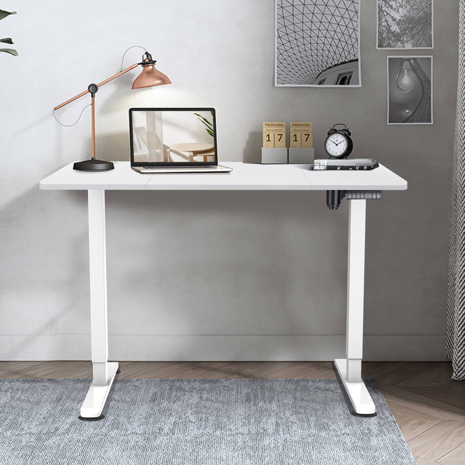 Elektrisch Höhenverstellbarer Schreibtisch 120X60 cm