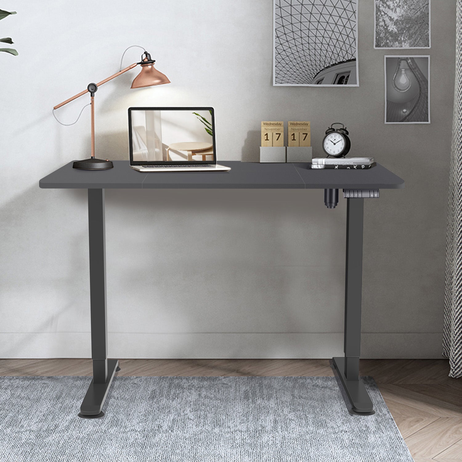 Elektrisch Höhenverstellbarer Schreibtisch 120X60 cm