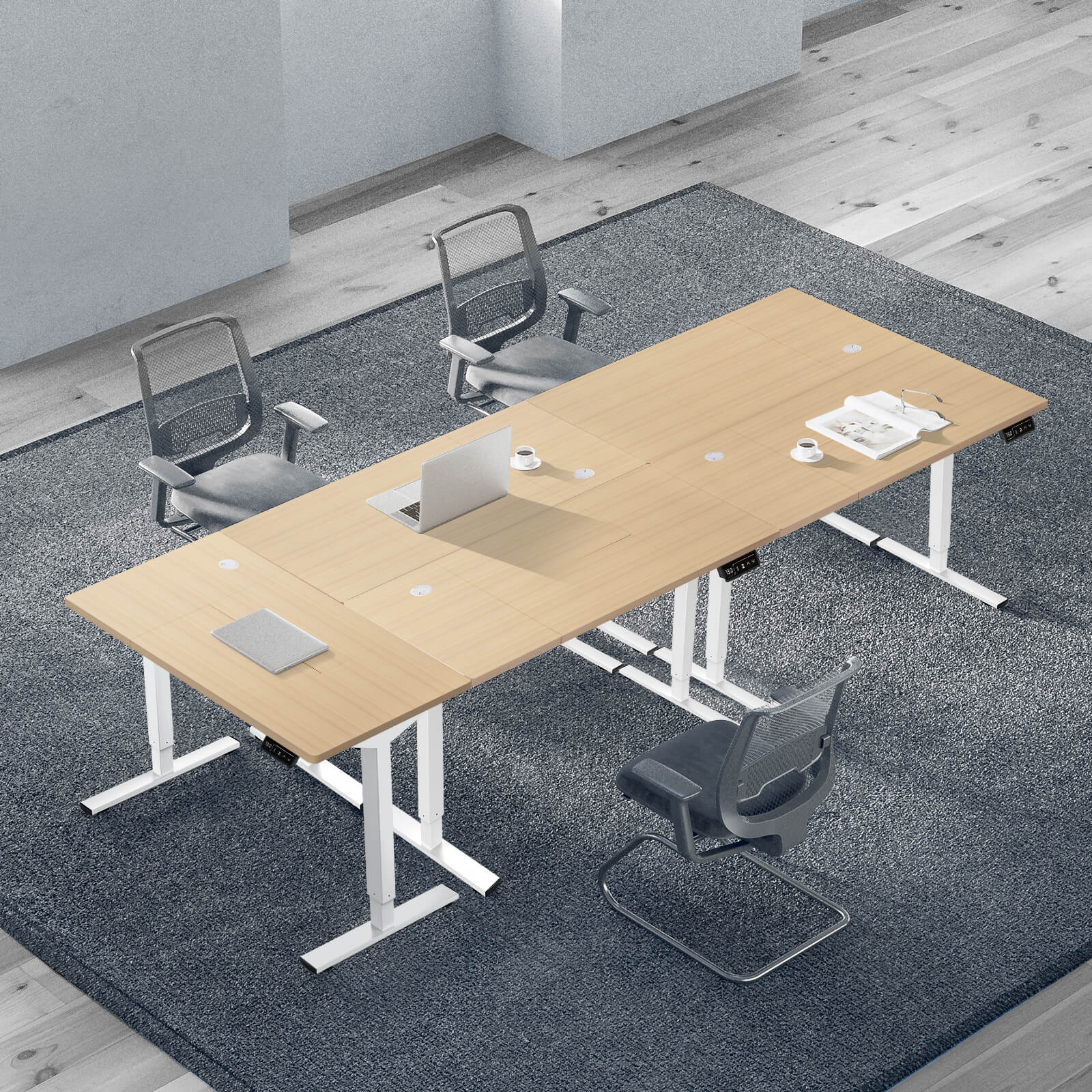 Elektrisch Höhenverstellbarer Schreibtisch 120X60 cm